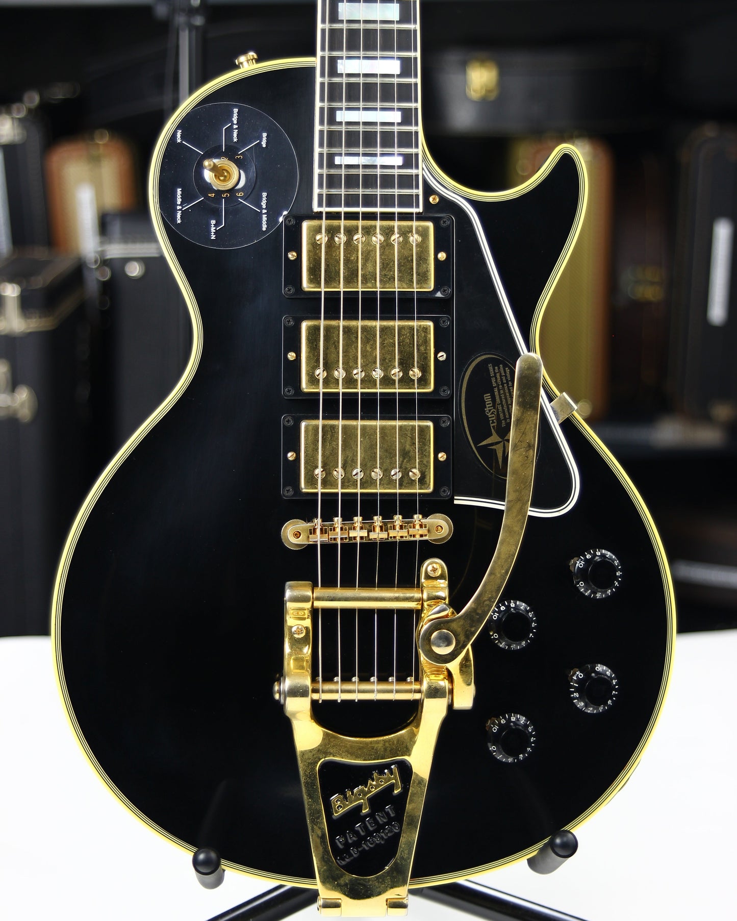 2008 Gibson Custom Shop Jimmy Page Les Paul Custom Black Beauty 1960 Signature Model w Bigsby VOS