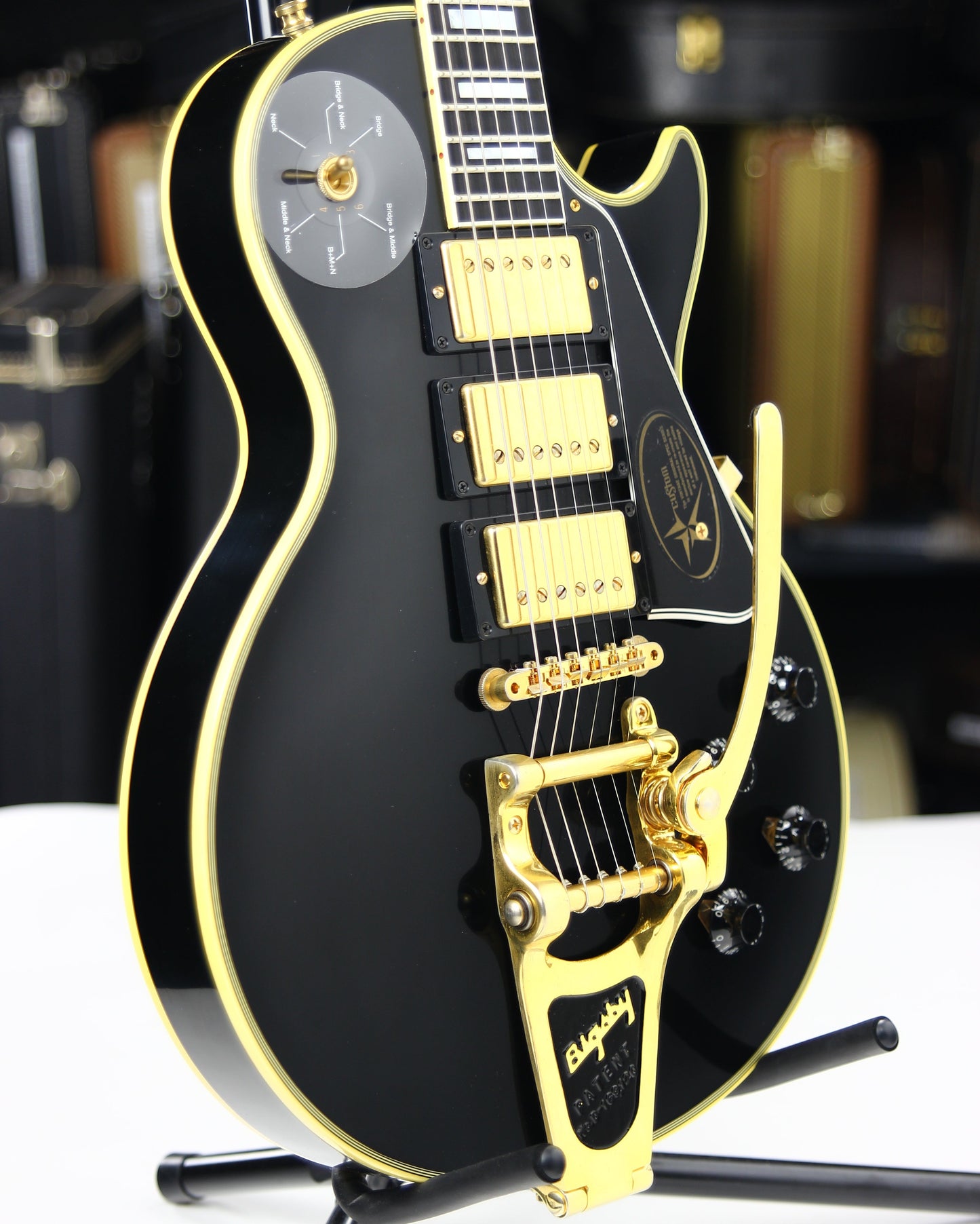 2008 Gibson Custom Shop Jimmy Page Les Paul Custom Black Beauty 1960 Signature Model w Bigsby VOS