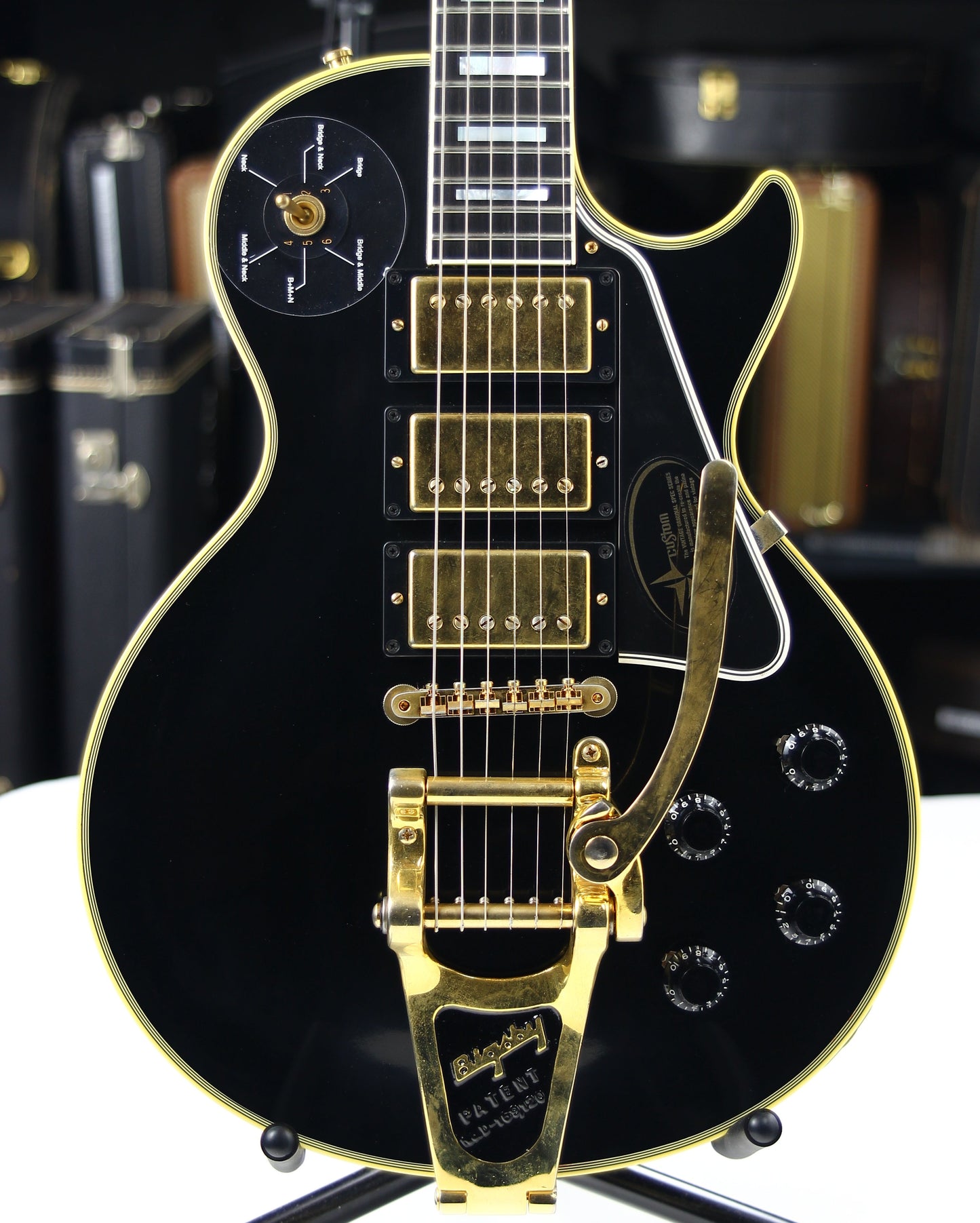 2008 Gibson Custom Shop Jimmy Page Les Paul Custom Black Beauty 1960 Signature Model w Bigsby VOS