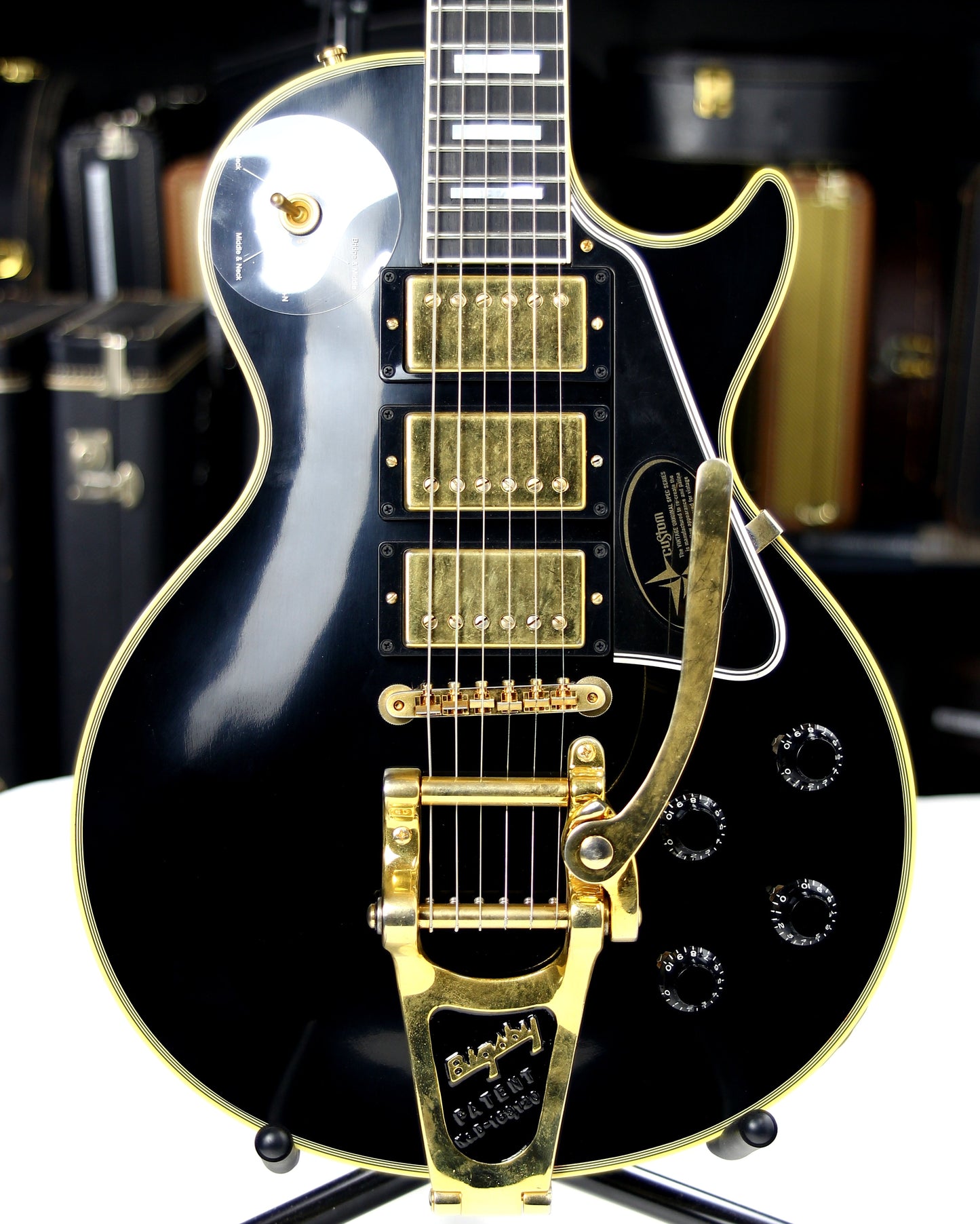 2008 Gibson Custom Shop Jimmy Page Les Paul Custom Black Beauty 1960 Signature Model w Bigsby VOS