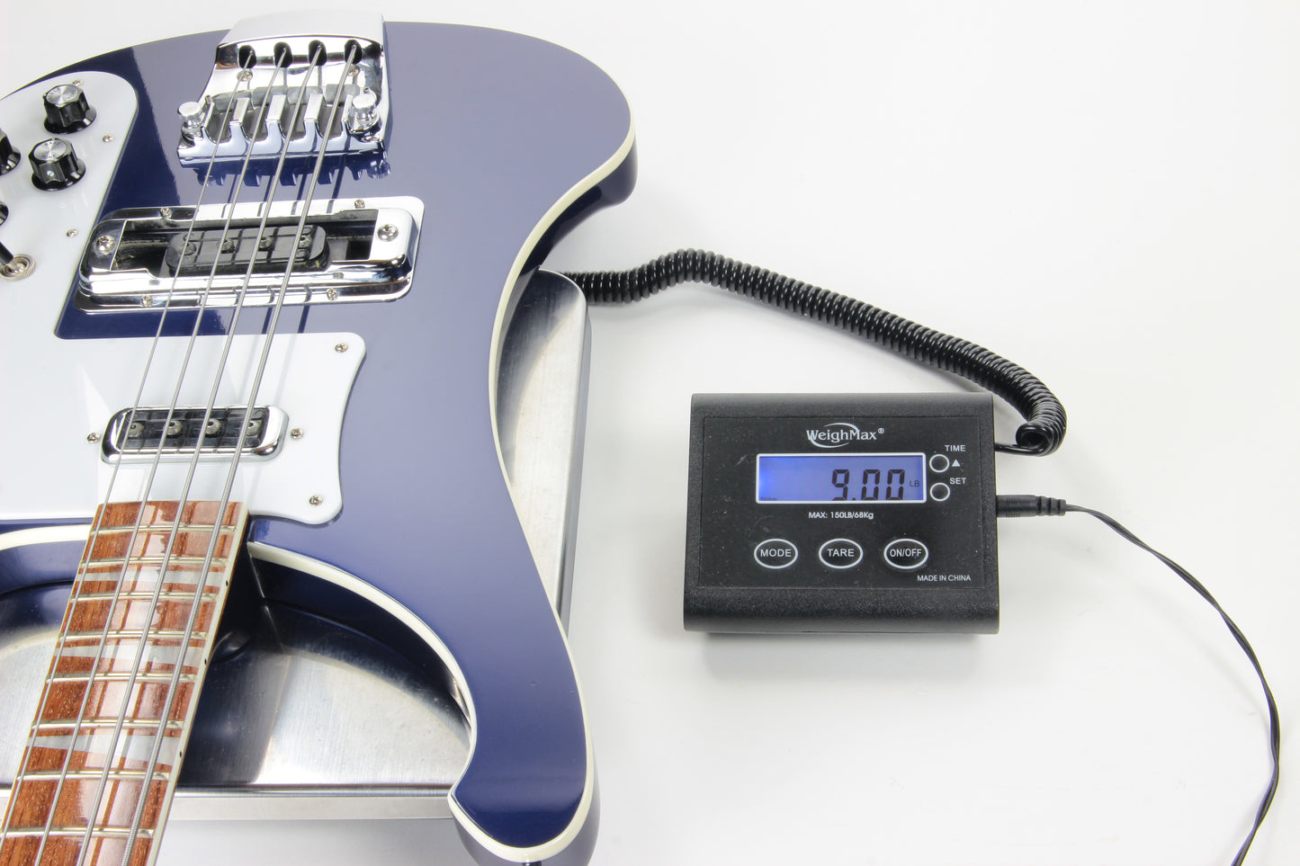 2011 Rickenbacker 4003 Midnight Blue MID - Triangle Inlays, Discontinued Color, w/ Original Case