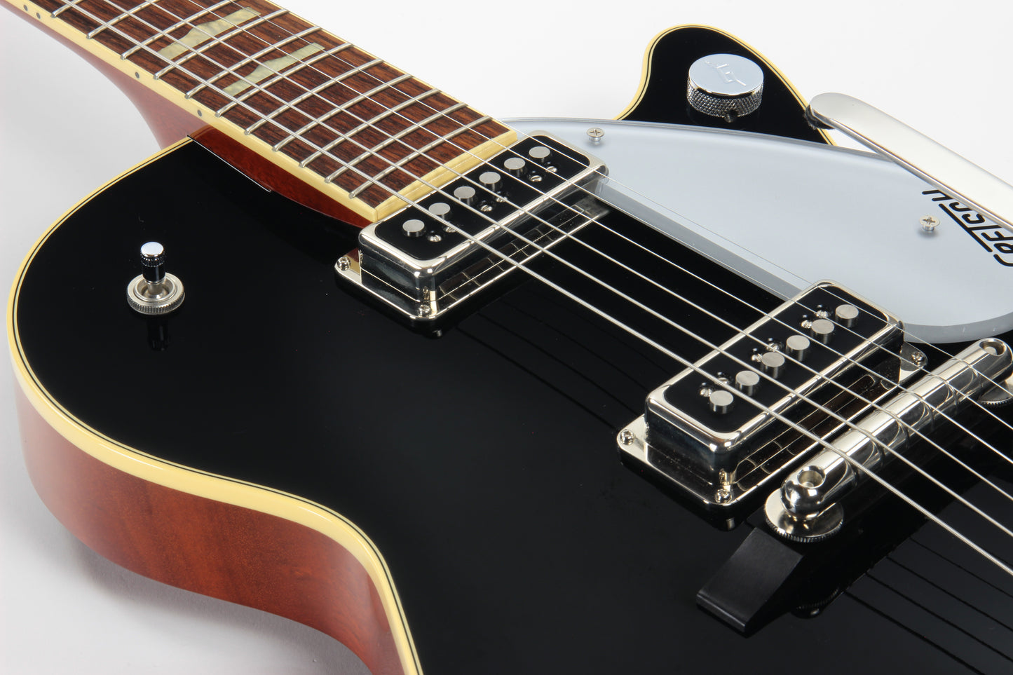 2006 Gretsch Duo Jet G6128TDS Black 6128 - DynaSonics, George Harrison Specs!