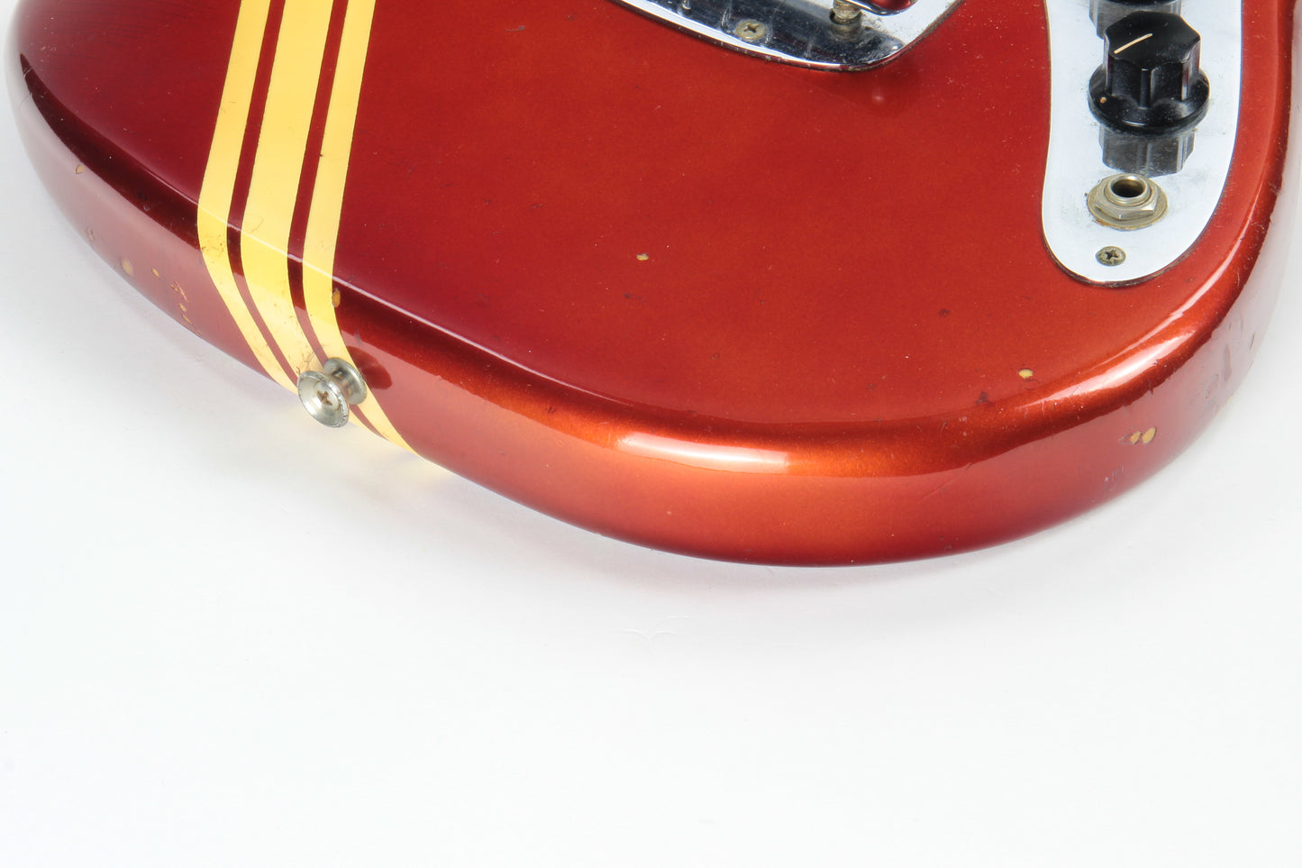 1969 Fender Mustang Competition Red w/ OHSC - Matching Headstock 1960's Offset Kurt Cobain Style!