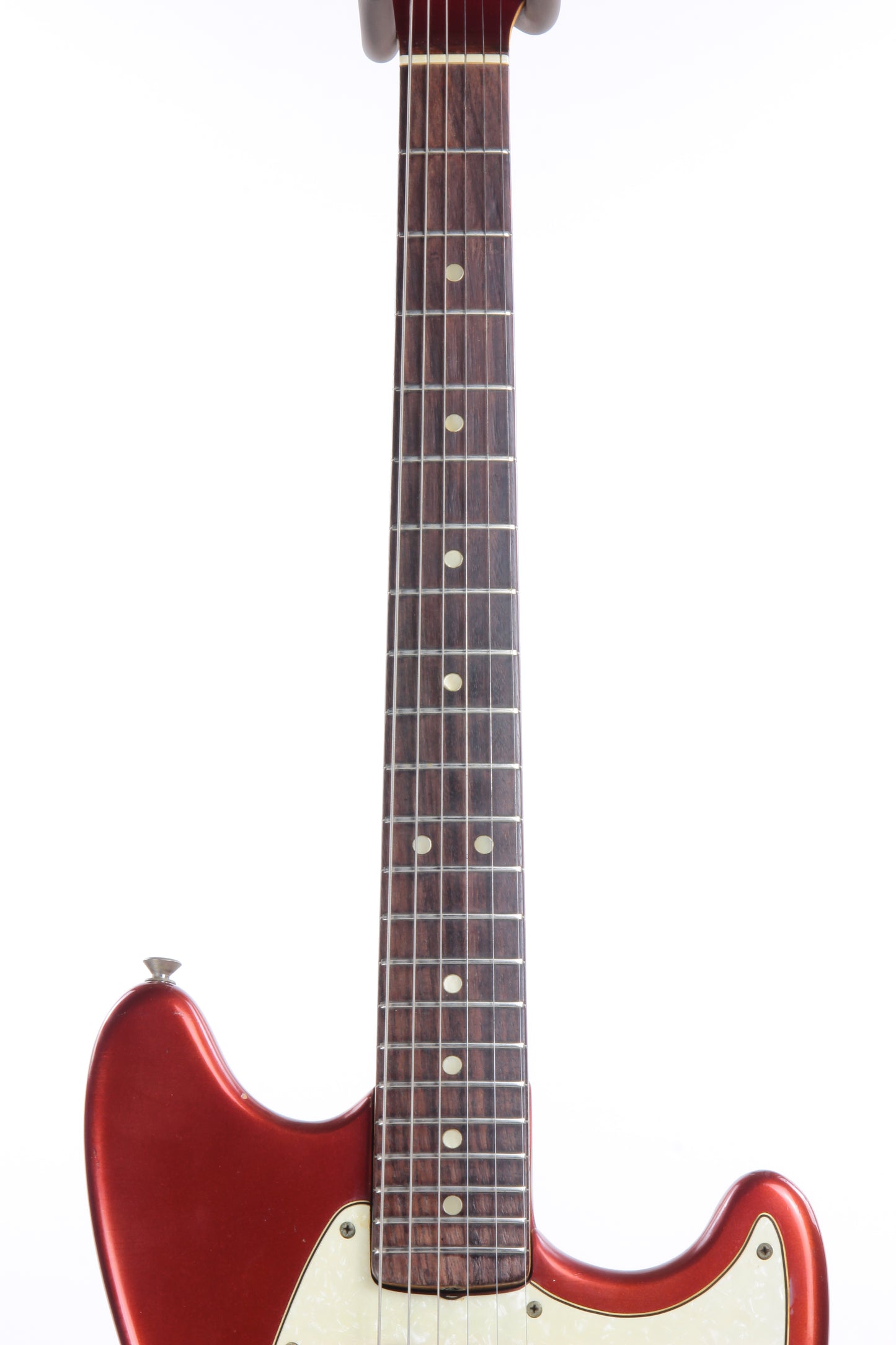 1969 Fender Mustang Competition Red w/ OHSC - Matching Headstock 1960's Offset Kurt Cobain Style!