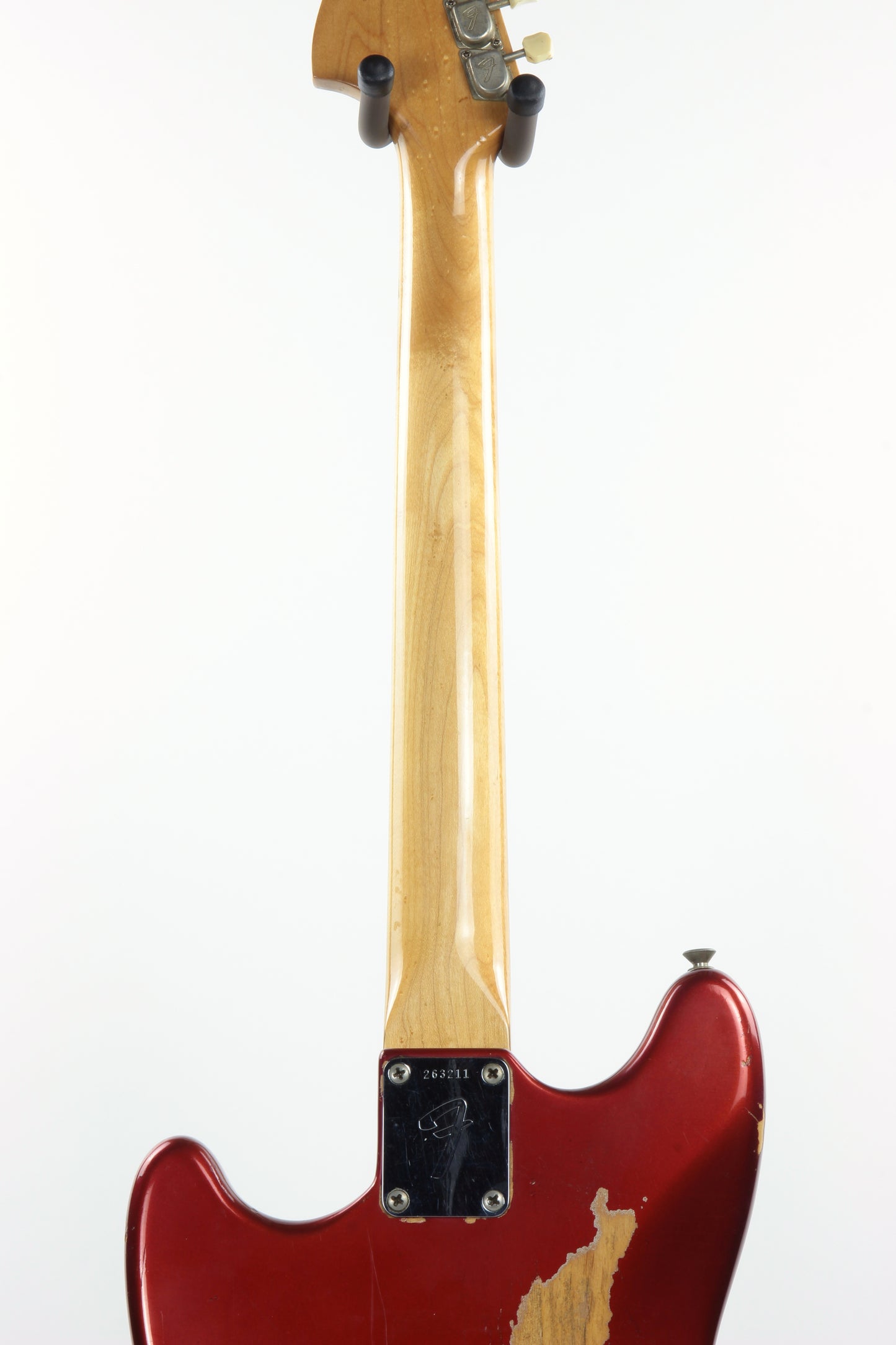 1969 Fender Mustang Competition Red w/ OHSC - Matching Headstock 1960's Offset Kurt Cobain Style!