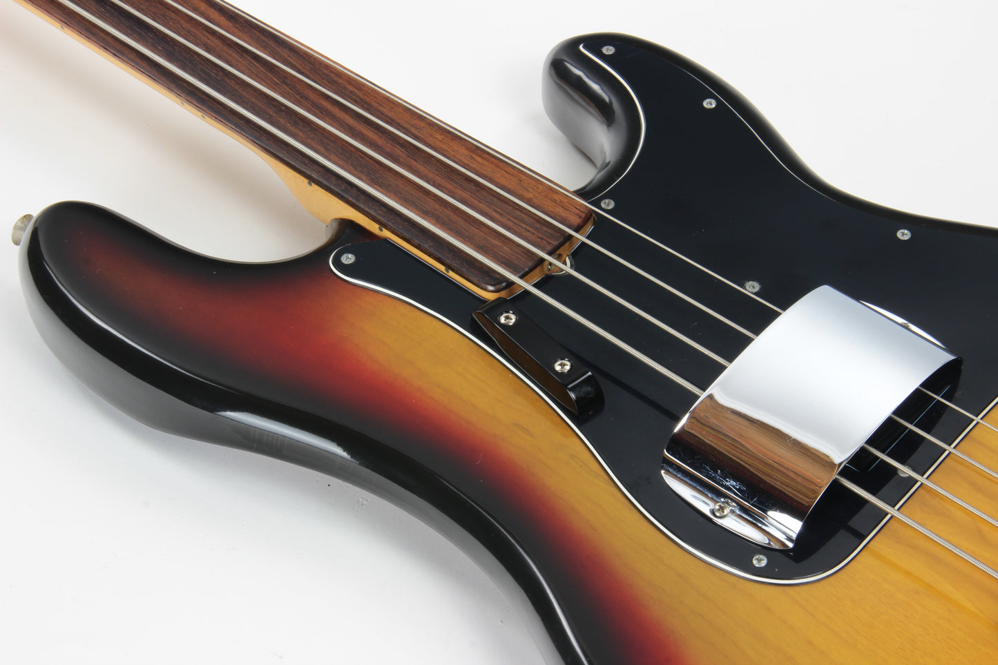 1975 Fender Precision Bass Fretless Vintage - Sunburst, Rosewood Board, Clean P-Bass!