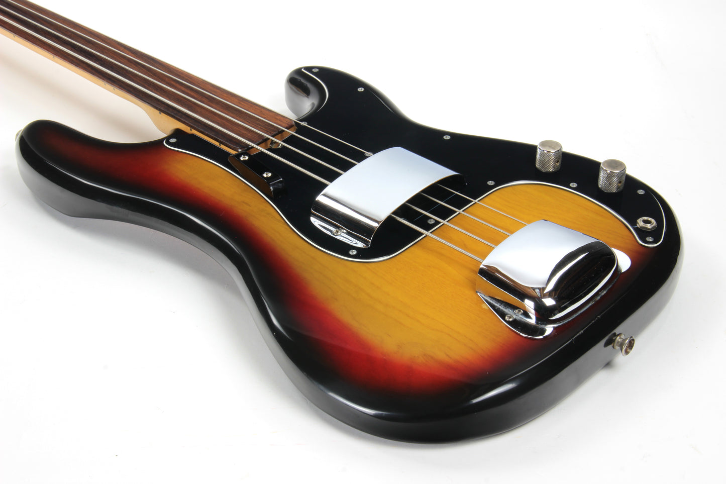 1975 Fender Precision Bass Fretless Vintage - Sunburst, Rosewood Board, Clean P-Bass!