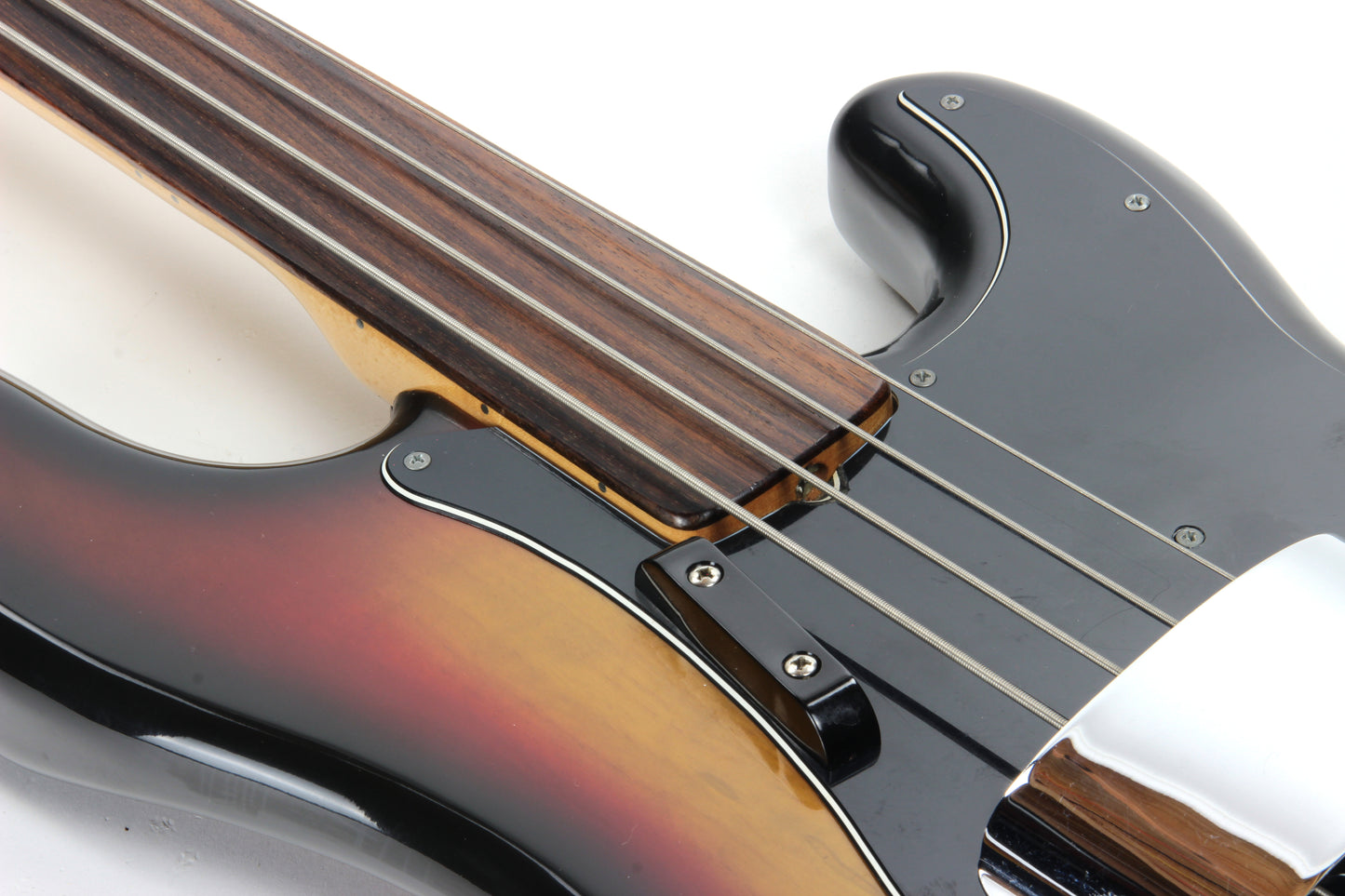 1975 Fender Precision Bass Fretless Vintage - Sunburst, Rosewood Board, Clean P-Bass!