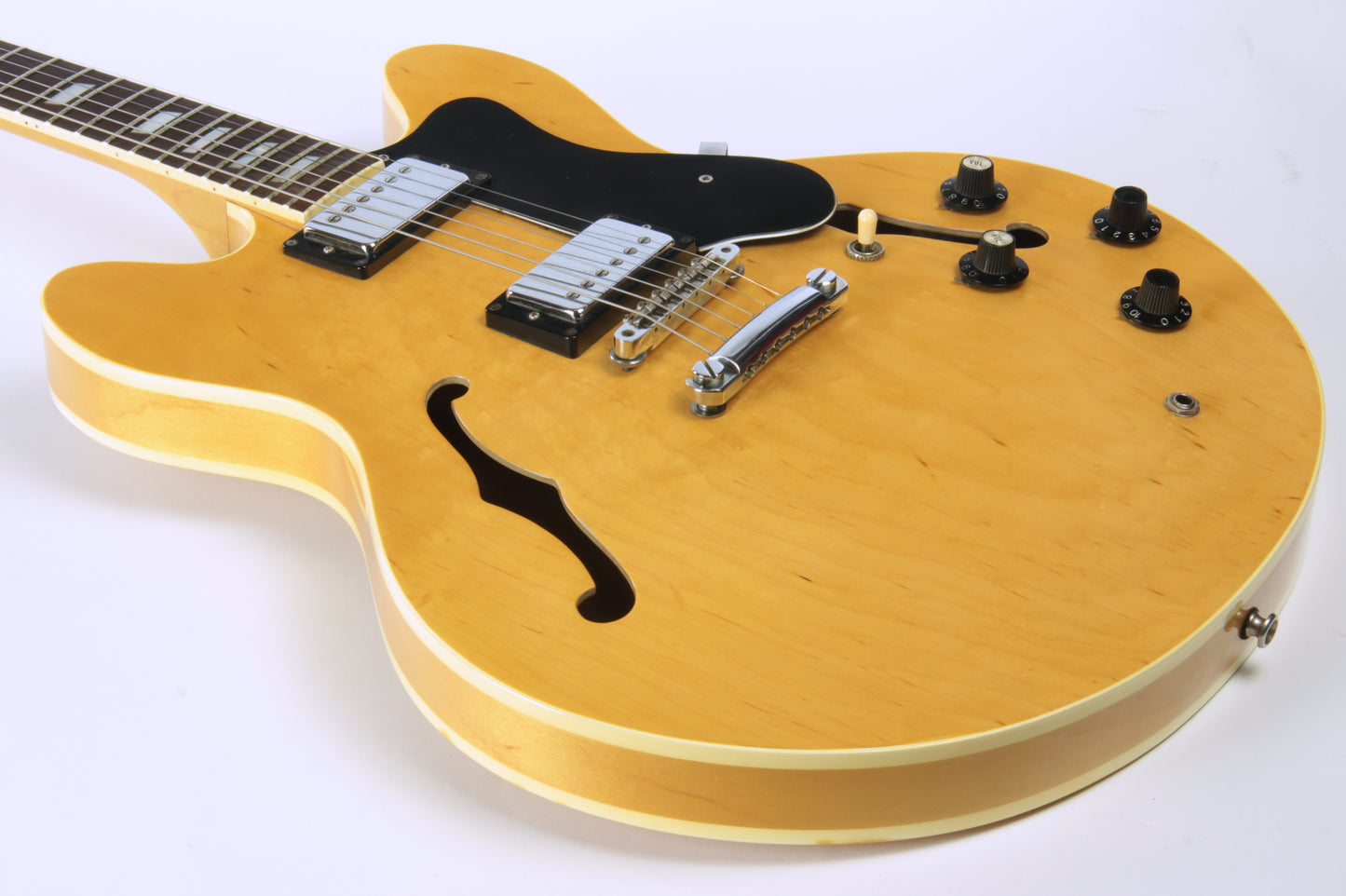 1982 Epiphone MIJ Japan RIVIERA Antique Natural Matsumoku Gibson ES-335 Case Original Oasis