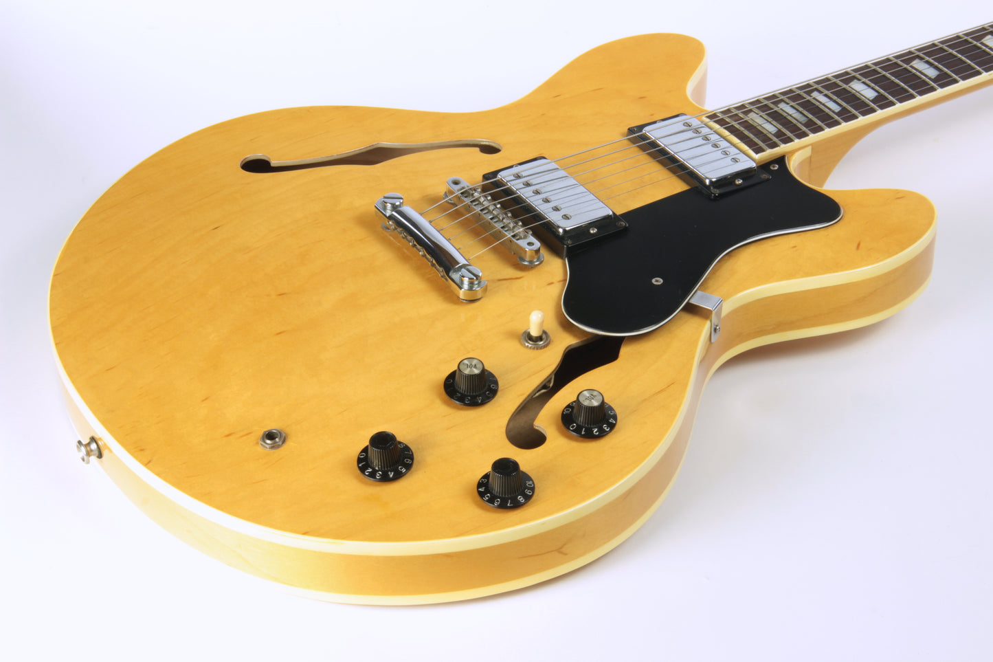 1982 Epiphone MIJ Japan RIVIERA Antique Natural Matsumoku Gibson ES-335 Case Original Oasis