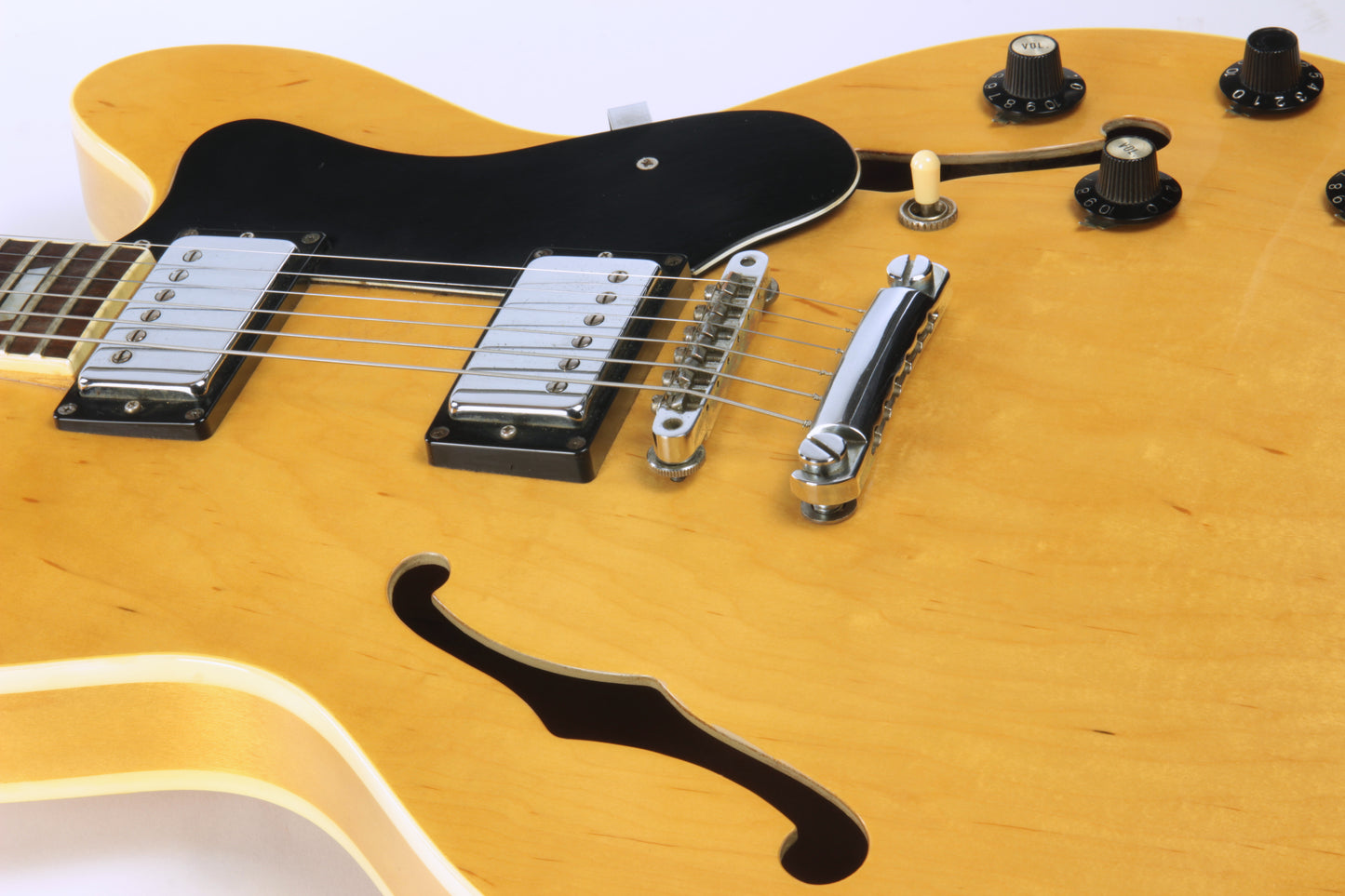 1982 Epiphone MIJ Japan RIVIERA Antique Natural Matsumoku Gibson ES-335 Case Original Oasis