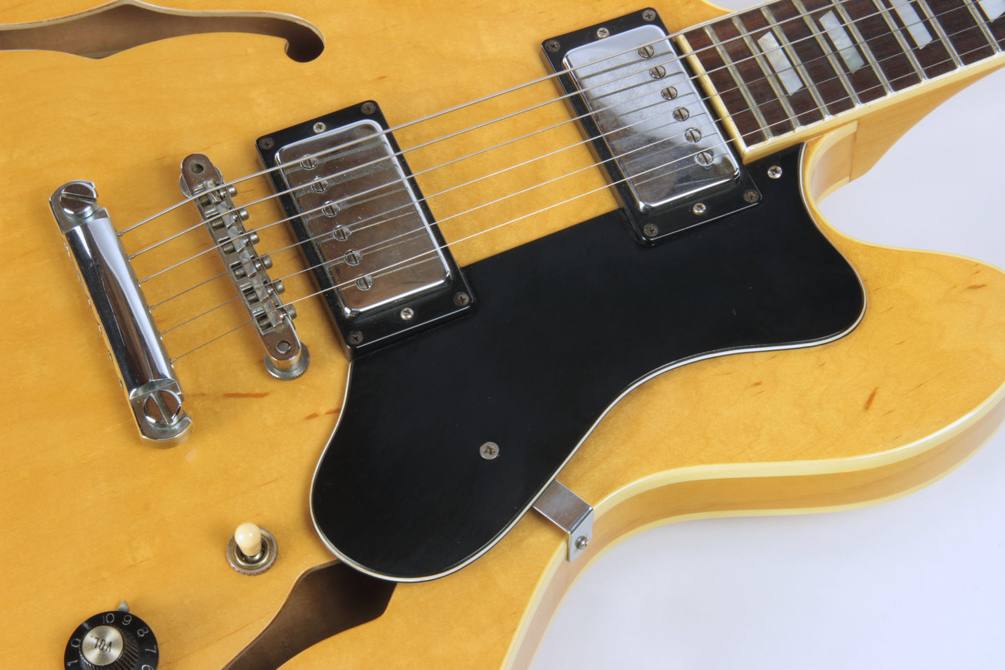 1982 Epiphone MIJ Japan RIVIERA Antique Natural Matsumoku Gibson ES-335 Case Original Oasis