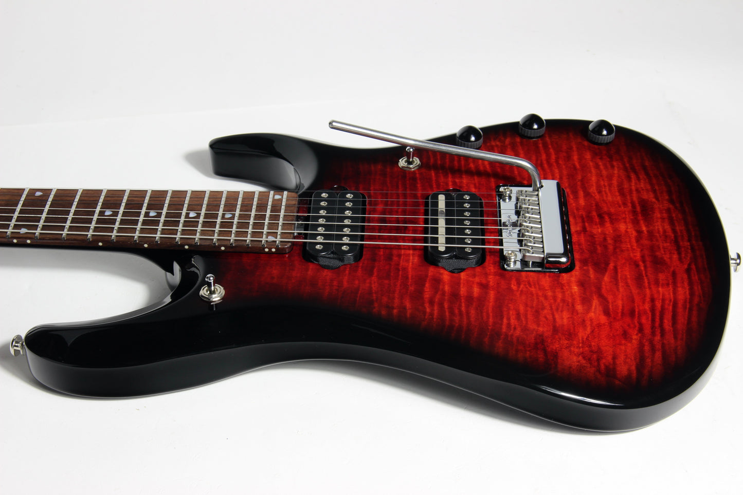 2018 Ernie Ball Music Man BFR 7-String John Petrucci JP7 Family Reserve RUBY RED Piezo