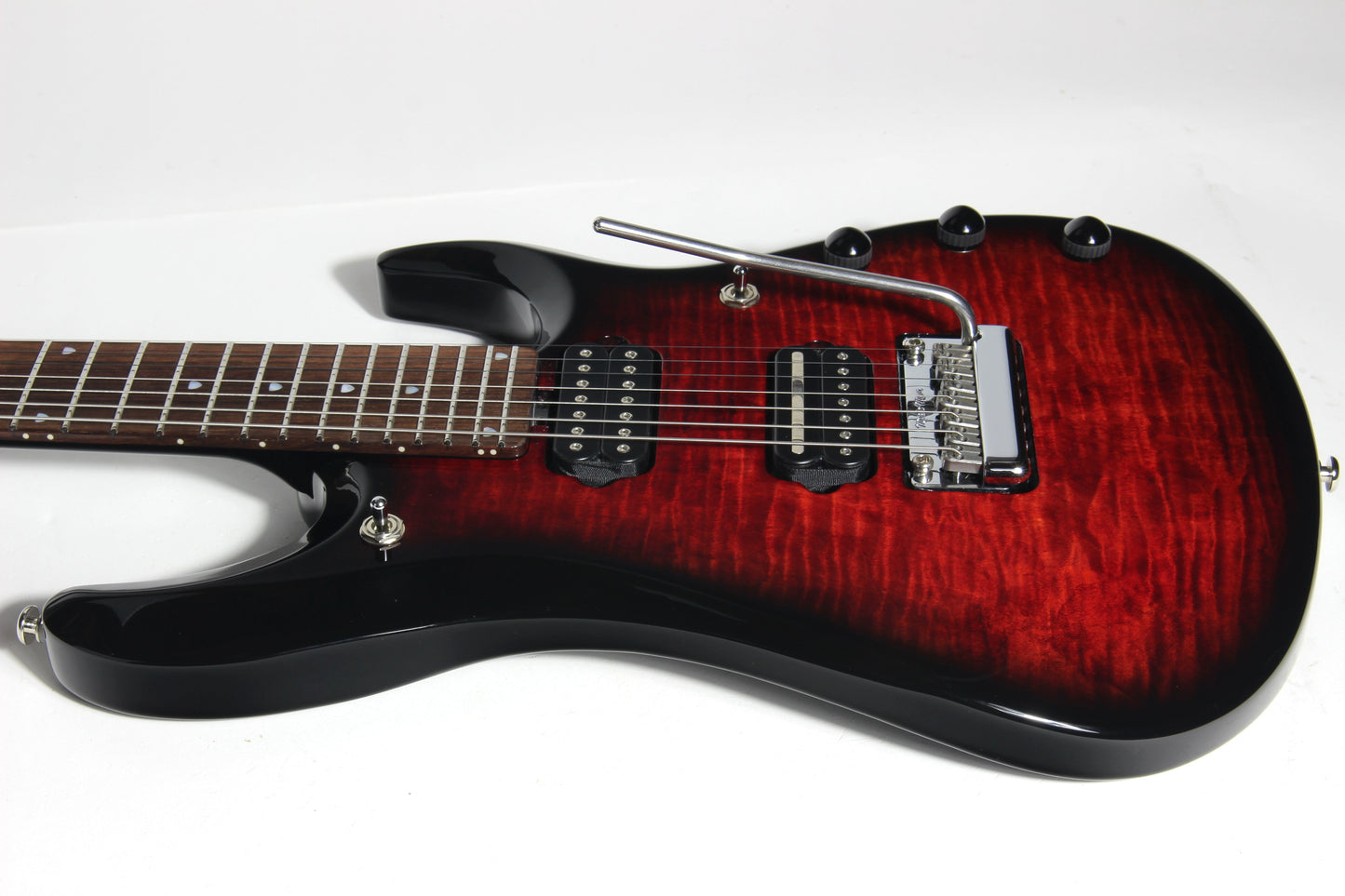2018 Ernie Ball Music Man BFR 7-String John Petrucci JP7 Family Reserve RUBY RED Piezo