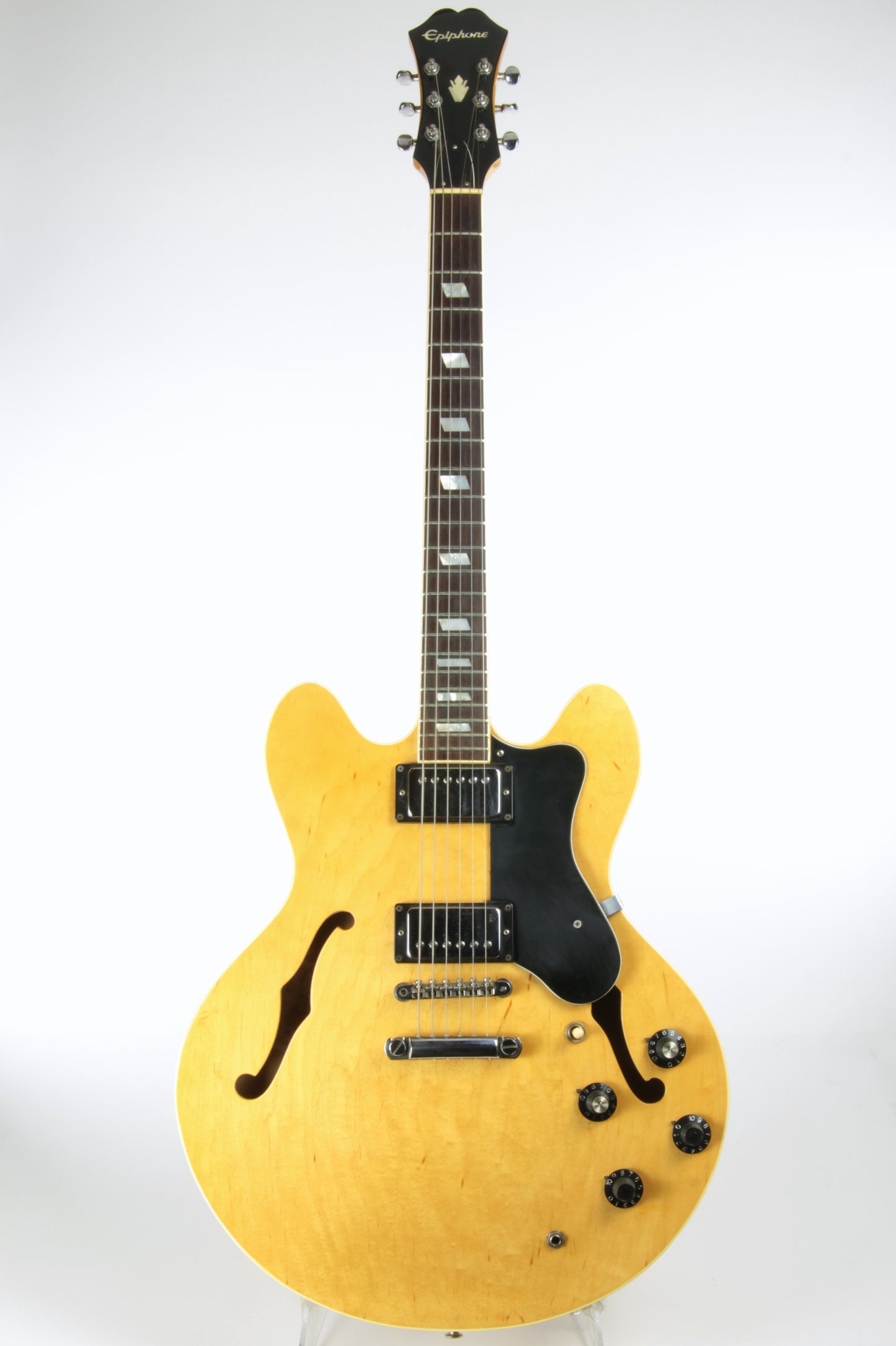 1982 Epiphone MIJ Japan RIVIERA Antique Natural Matsumoku Gibson ES-335 Case Original Oasis