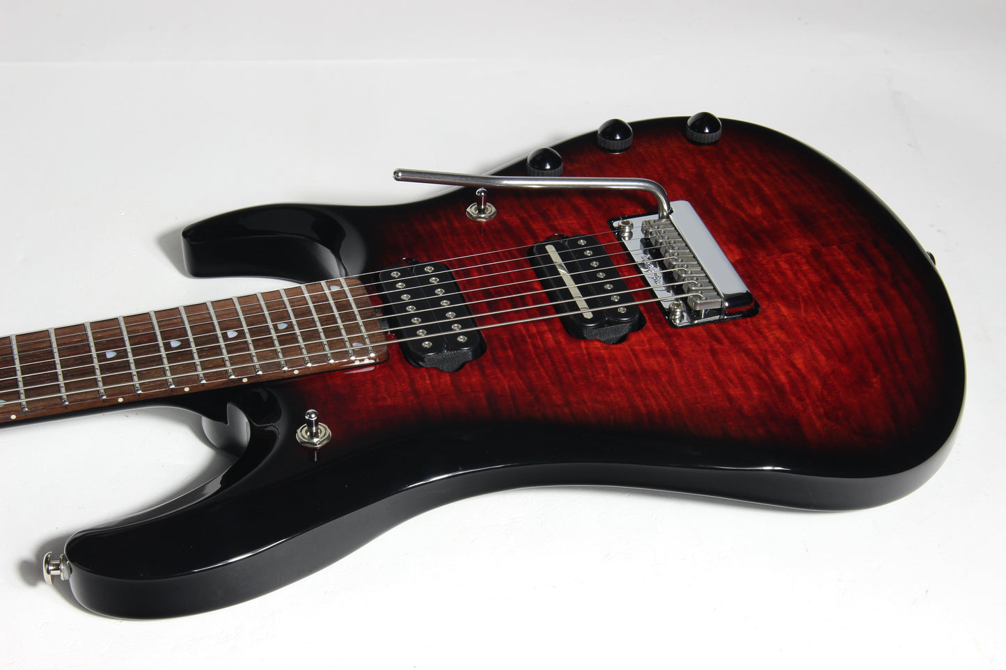 2018 Ernie Ball Music Man BFR 7-String John Petrucci JP7 Family Reserve RUBY RED Piezo