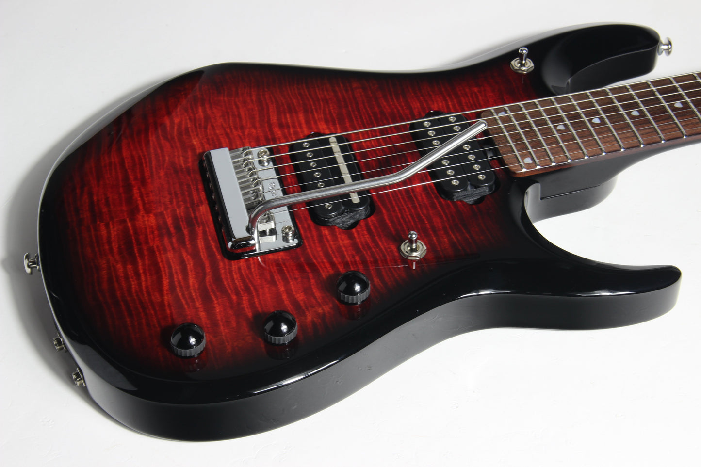 2018 Ernie Ball Music Man BFR 7-String John Petrucci JP7 Family Reserve RUBY RED Piezo