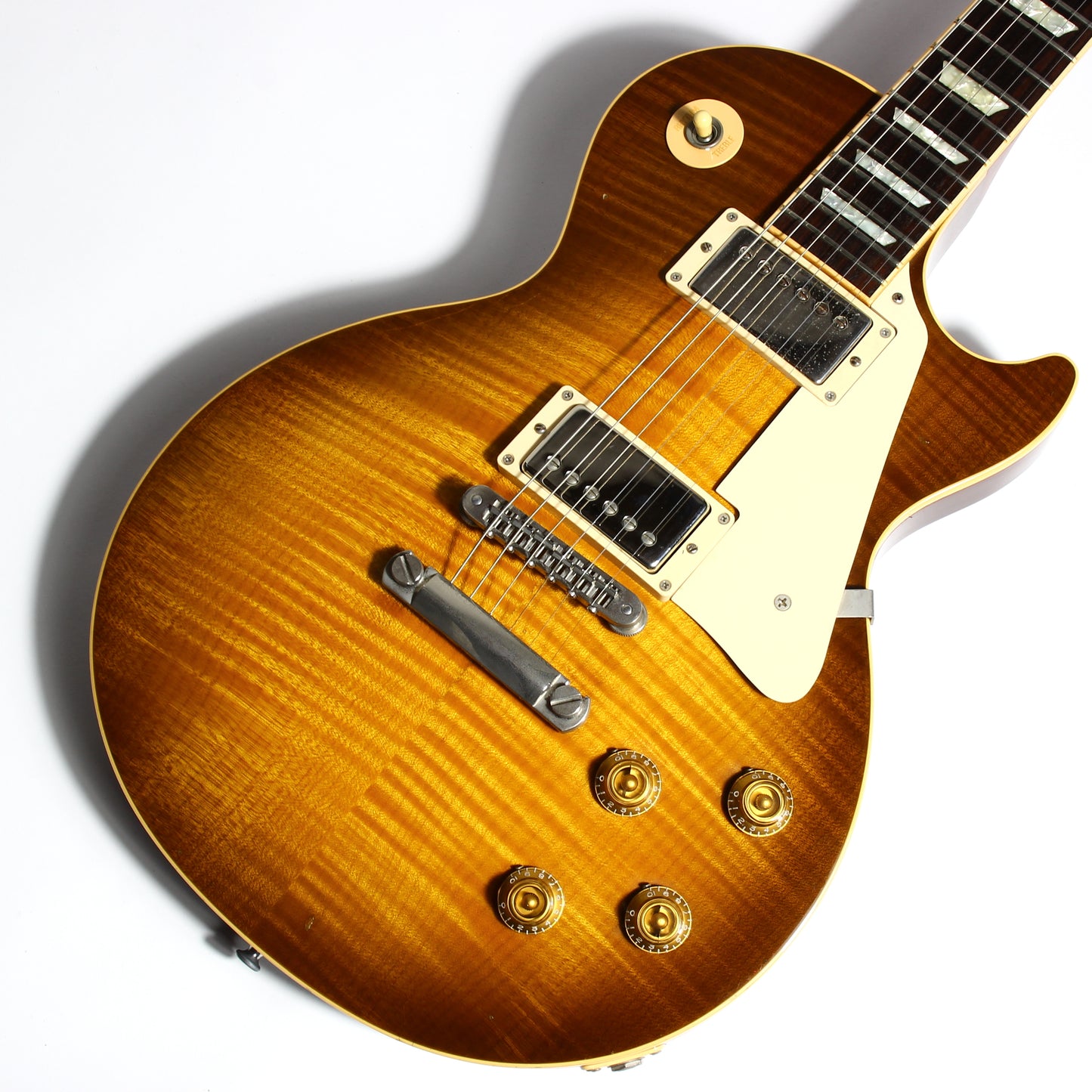 2003 Gibson 50's Les Paul Standard Plus Honey Burst Flametop -- 1950's Neck, Burstbucker PAF's!