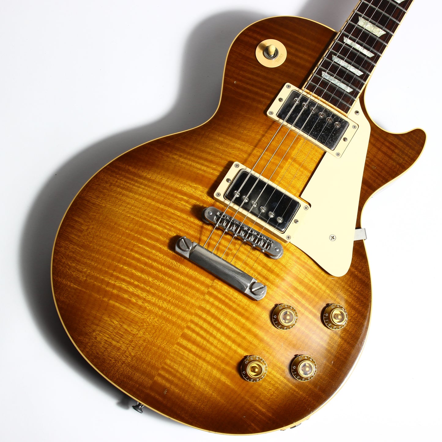 2003 Gibson 50's Les Paul Standard Plus Honey Burst Flametop -- 1950's Neck, Burstbucker PAF's!