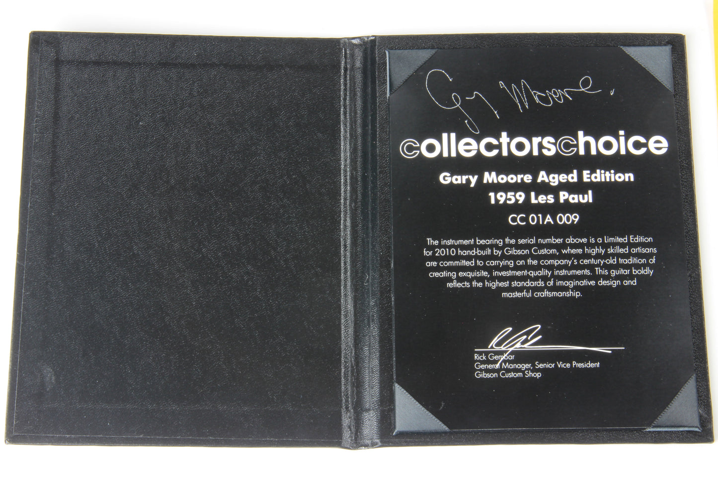 1959 Gibson CC1 GARY MOORE Les Paul GREENY Collectors Choice MURPHY AGED SIGNED Melvyn Franks CC#1A Custom Shop Reissue