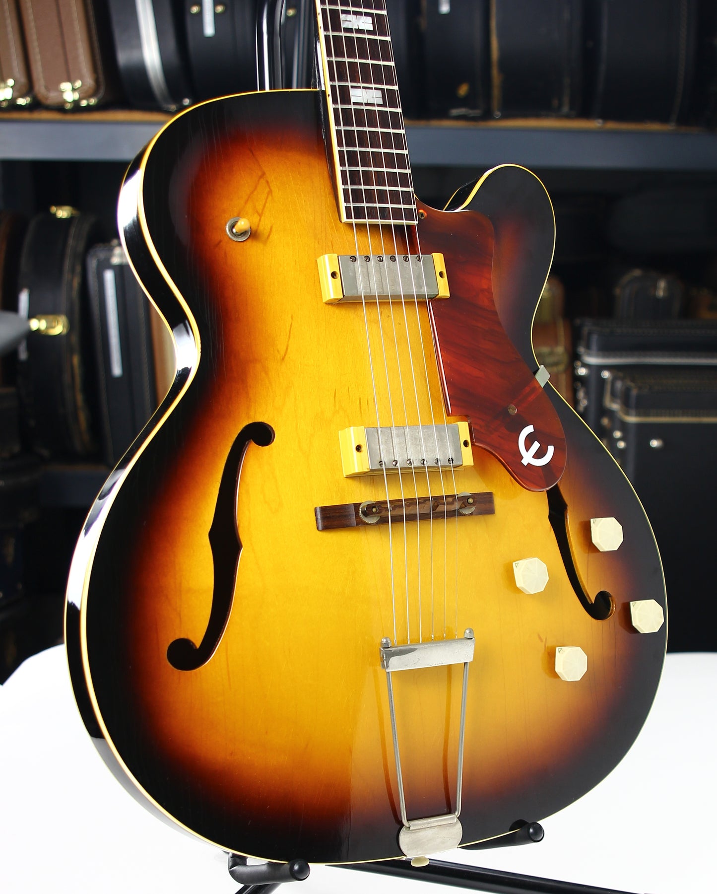 RARE 1958 Epiphone Gibson-Made Zephyr Regent Thinline E312T Electric - 2 New York Pickups, Cutaway