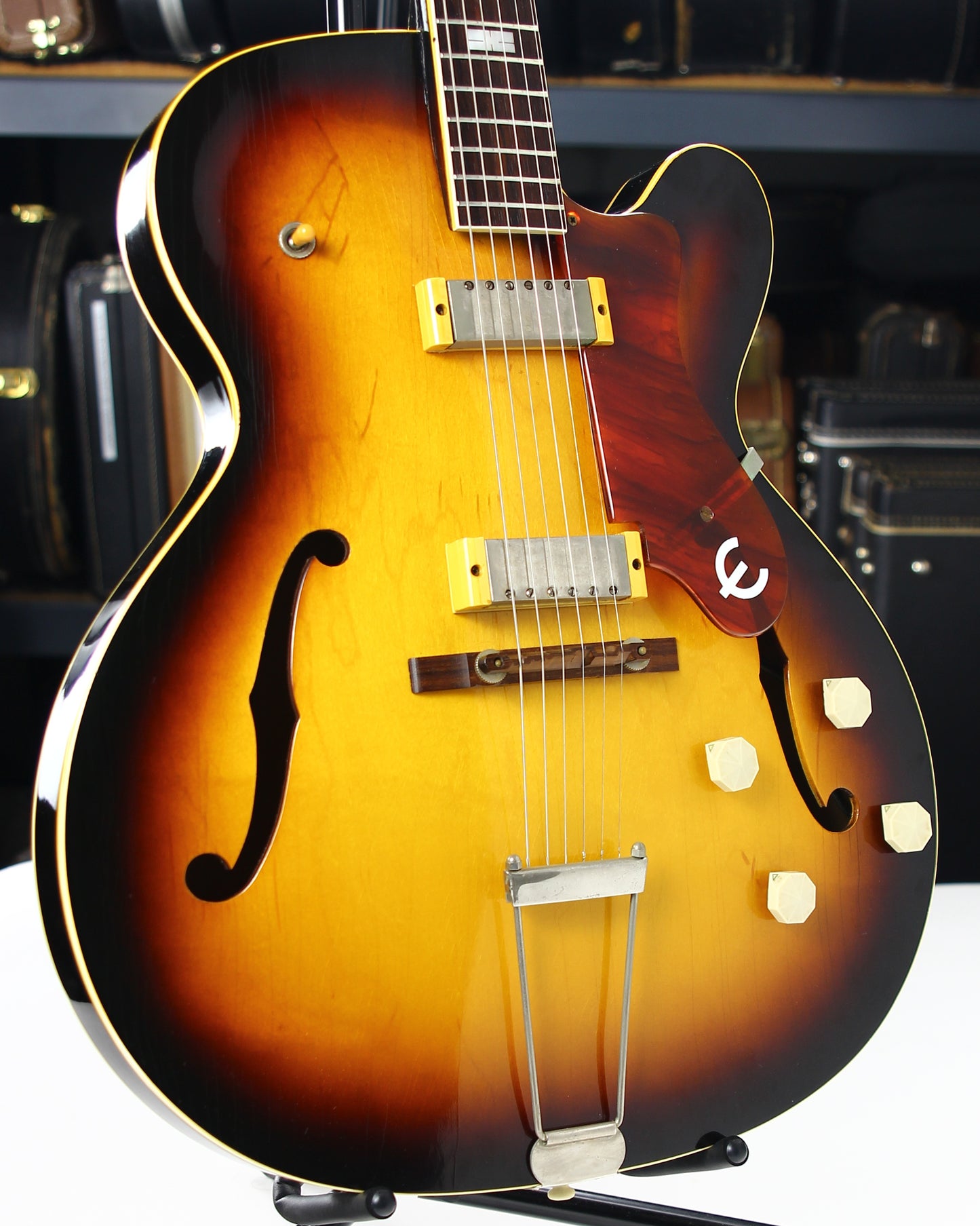 RARE 1958 Epiphone Gibson-Made Zephyr Regent Thinline E312T Electric - 2 New York Pickups, Cutaway