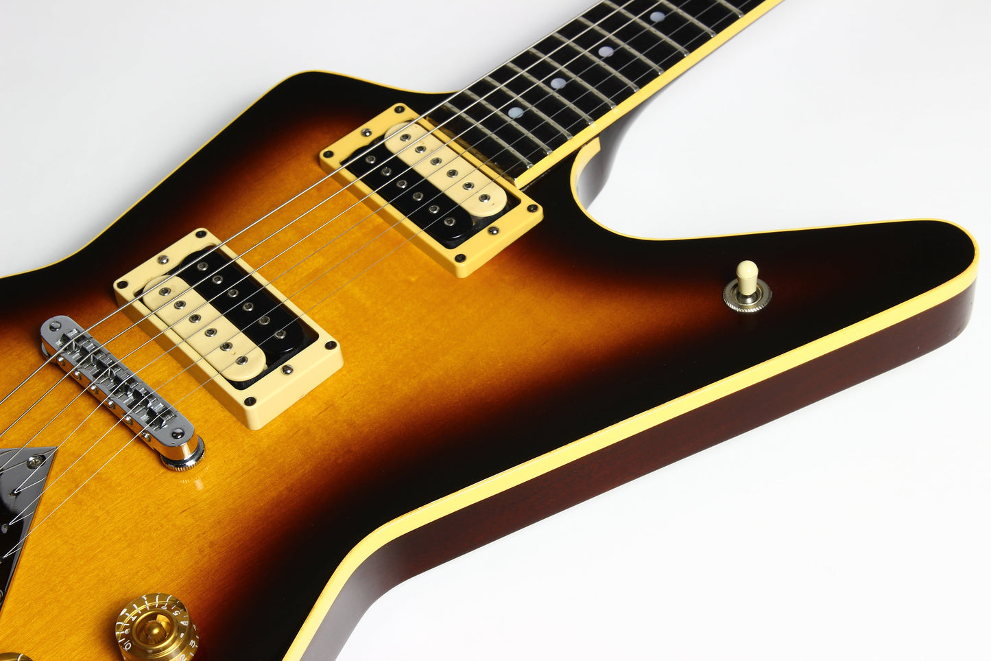 1982 Dean USA Z Standard Bound Explorer VINTAGE - Brazilia Burst Flametop DiMarzio Super Distortions