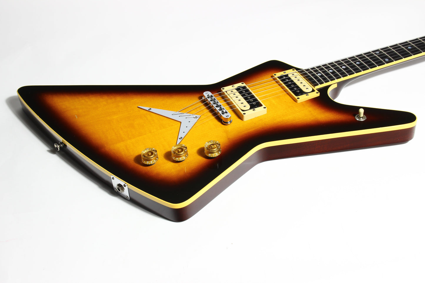 1982 Dean USA Z Standard Bound Explorer VINTAGE - Brazilia Burst Flametop DiMarzio Super Distortions