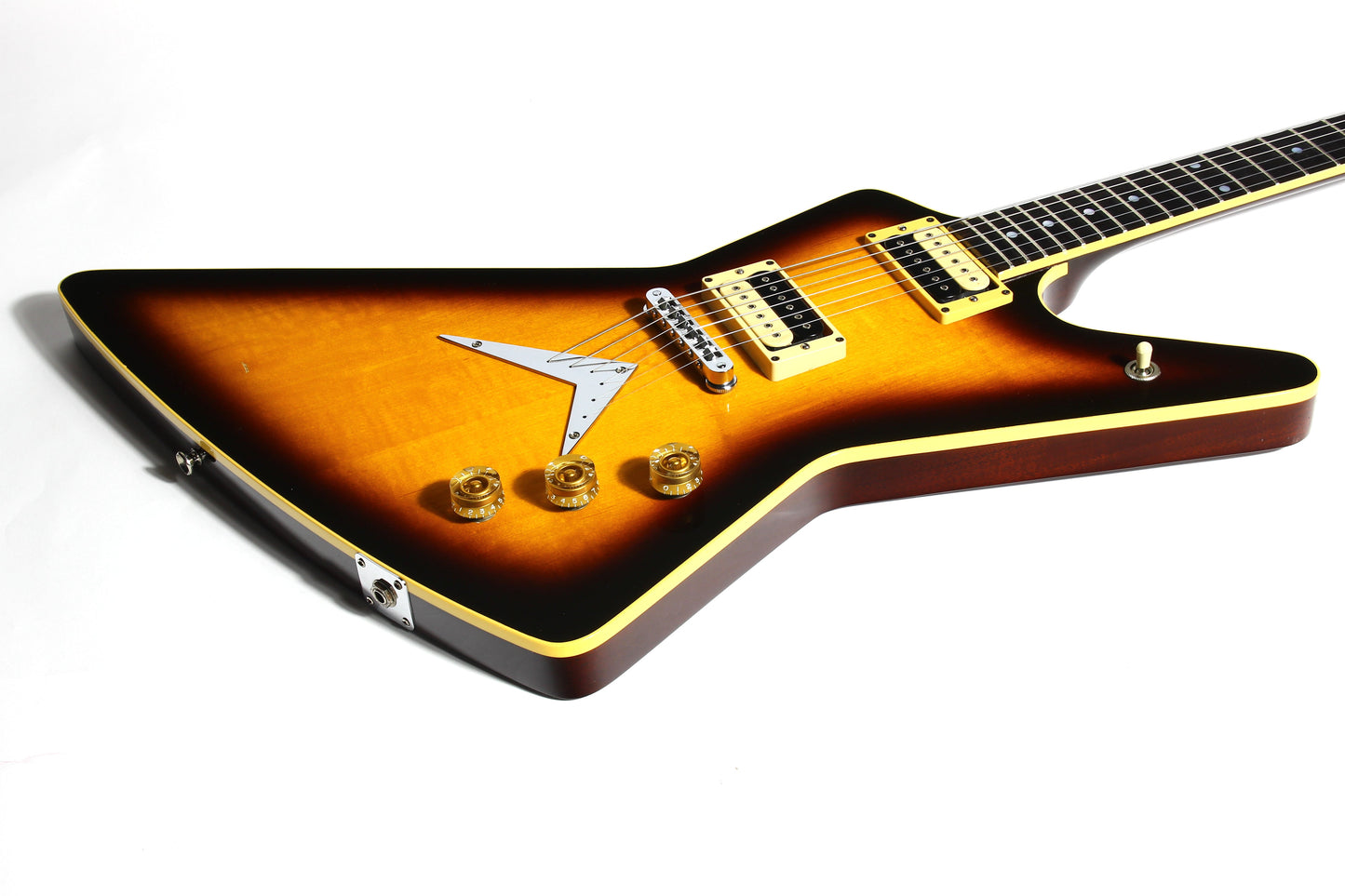 1982 Dean USA Z Standard Bound Explorer VINTAGE - Brazilia Burst Flametop DiMarzio Super Distortions
