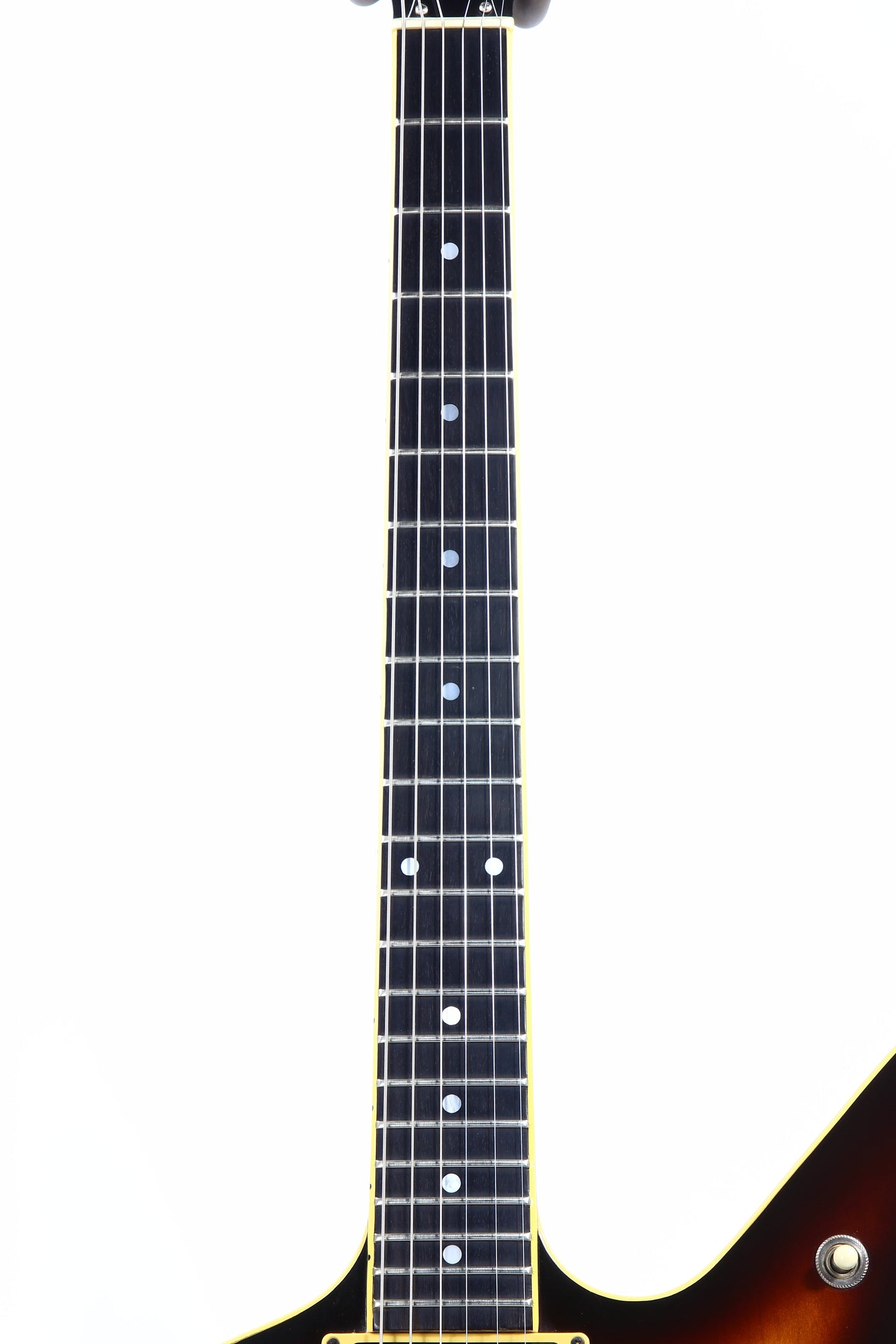 1982 Dean USA Z Standard Bound Explorer VINTAGE - Brazilia Burst Flametop DiMarzio Super Distortions