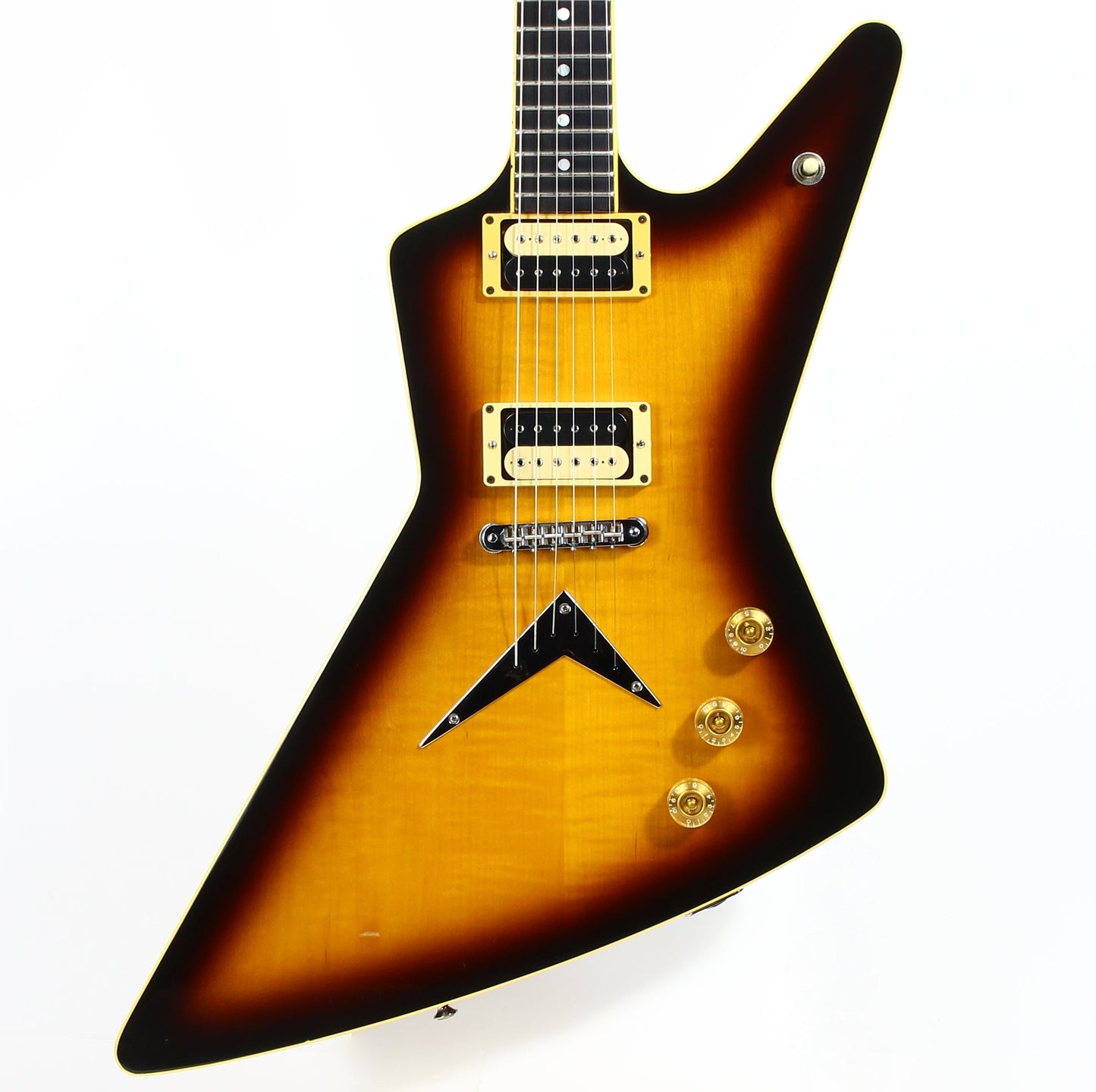 1982 Dean USA Z Standard Bound Explorer VINTAGE - Brazilia Burst Flametop DiMarzio Super Distortions
