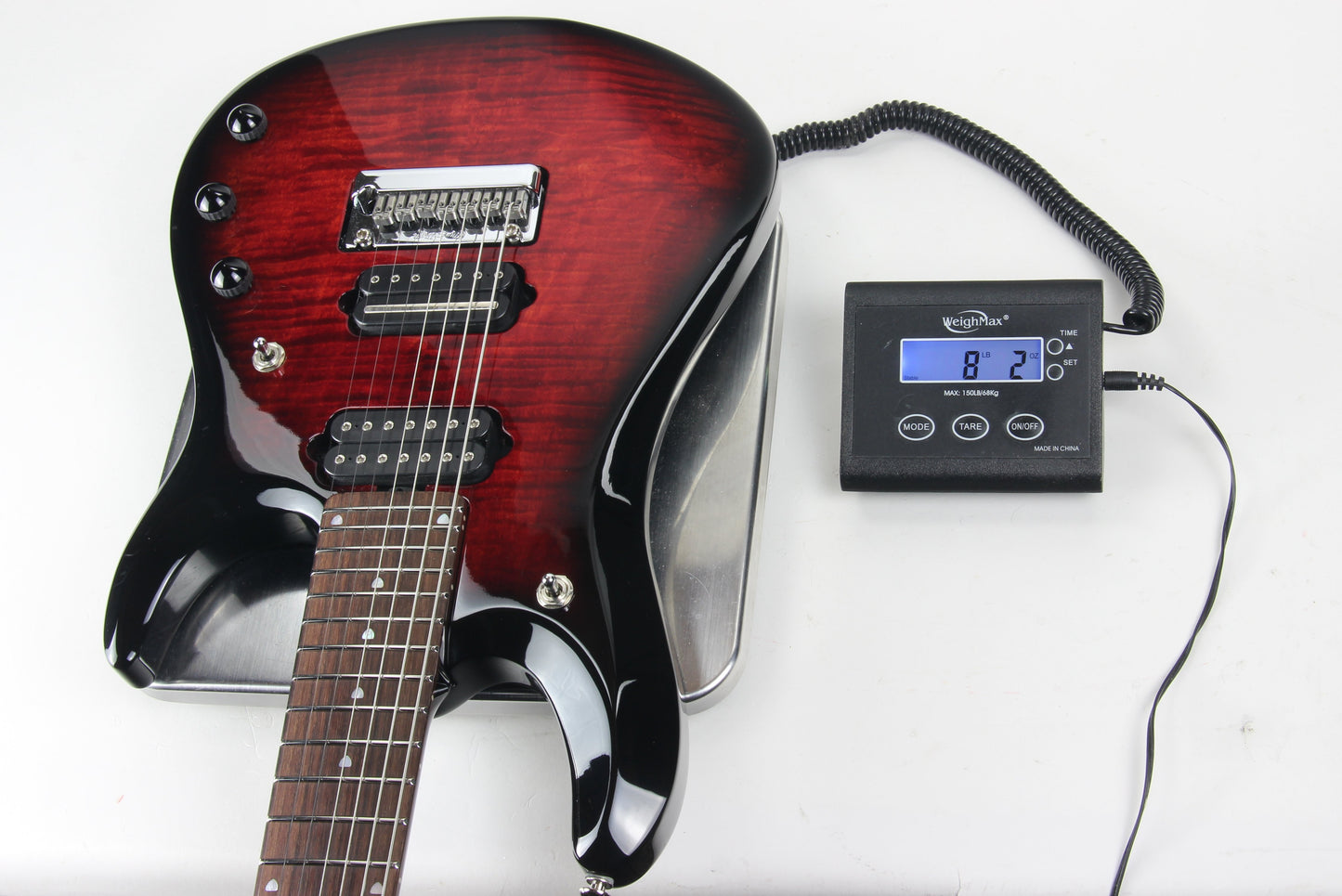 2018 Ernie Ball Music Man BFR 7-String John Petrucci JP7 Family Reserve RUBY RED Piezo