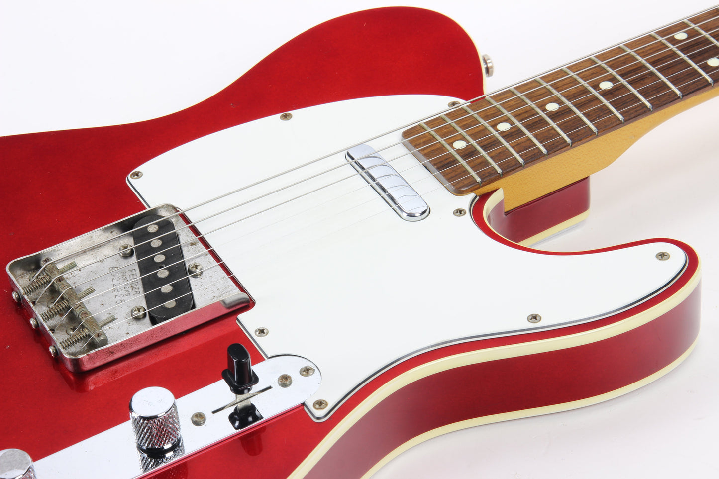 1986 Fender Japan MIJ '62 Telecaster Custom TLC-62B - Double-Bound, Candy Apple Red 1962 Reissue TL62 B