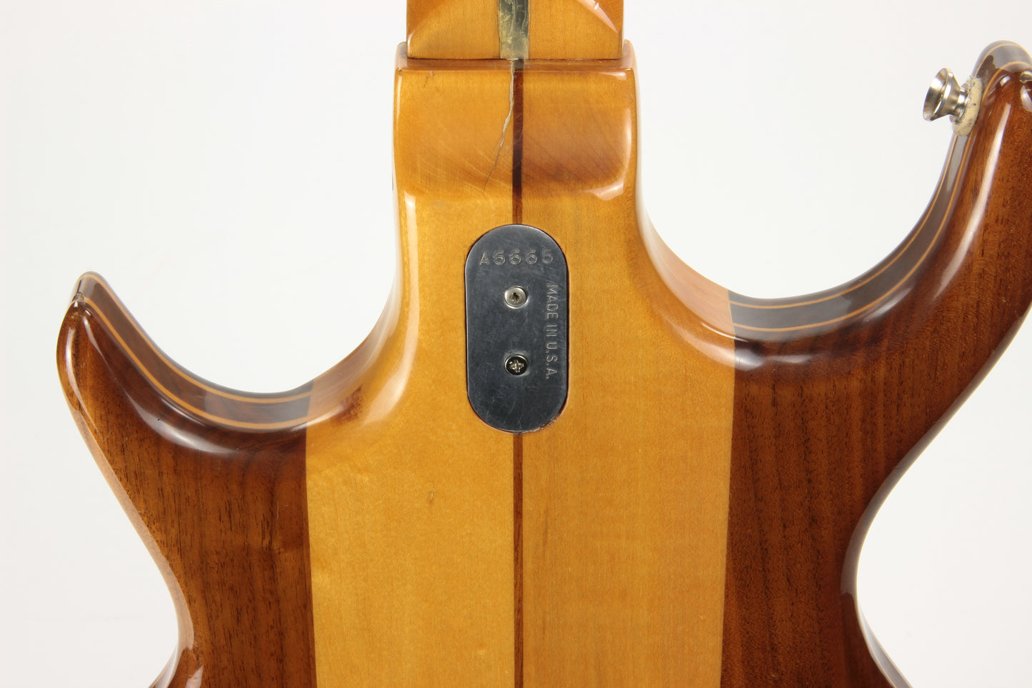1981 Kramer DMZ 6000B Aluminum Neck Bass - Dimarzio Pickups, Figured Walnut, Maple, Deluxe!