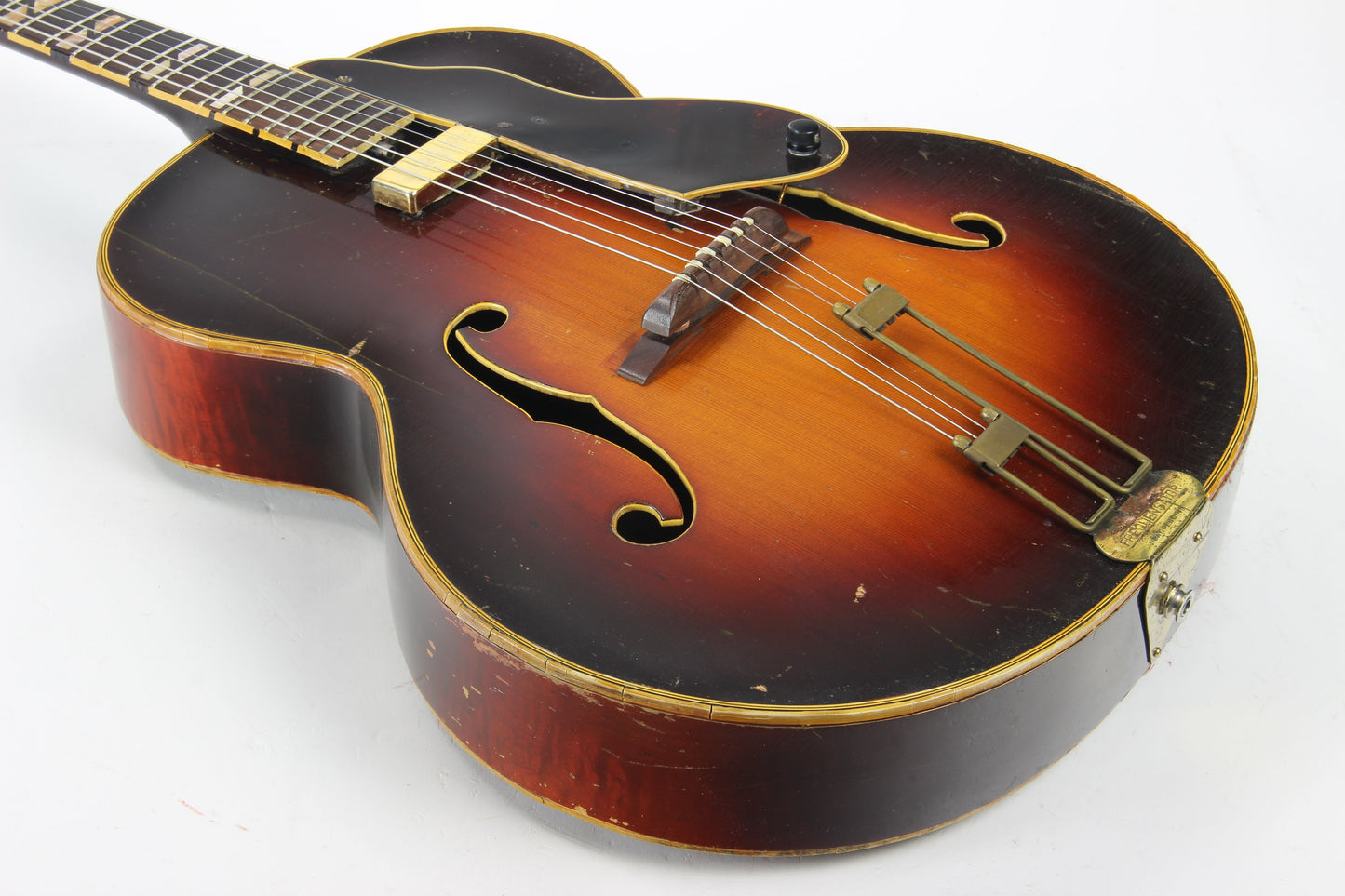 1930's Epiphone DeLuxe Archtop Acoustic Vintage Guitar - Floating Pickup, Custom Fretboard, Sounds EXCELLENT!
