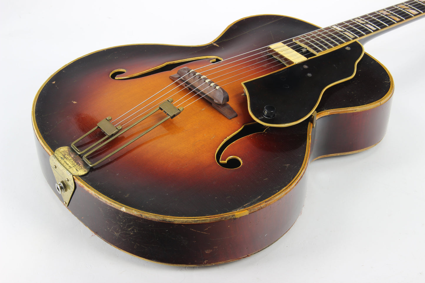 1930's Epiphone DeLuxe Archtop Acoustic Vintage Guitar - Floating Pickup, Custom Fretboard, Sounds EXCELLENT!