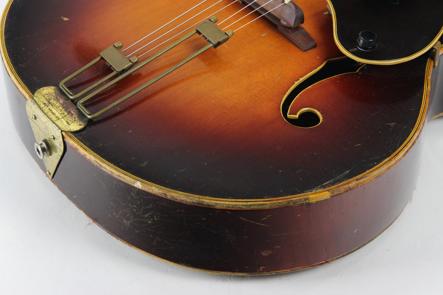 1930's Epiphone DeLuxe Archtop Acoustic Vintage Guitar - Floating Pickup, Custom Fretboard, Sounds EXCELLENT!