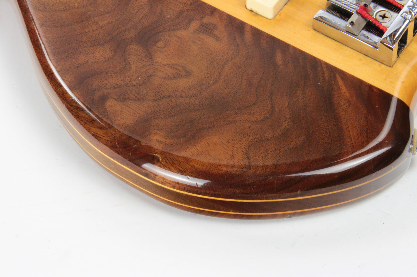 1981 Kramer DMZ 6000B Aluminum Neck Bass - Dimarzio Pickups, Figured Walnut, Maple, Deluxe!