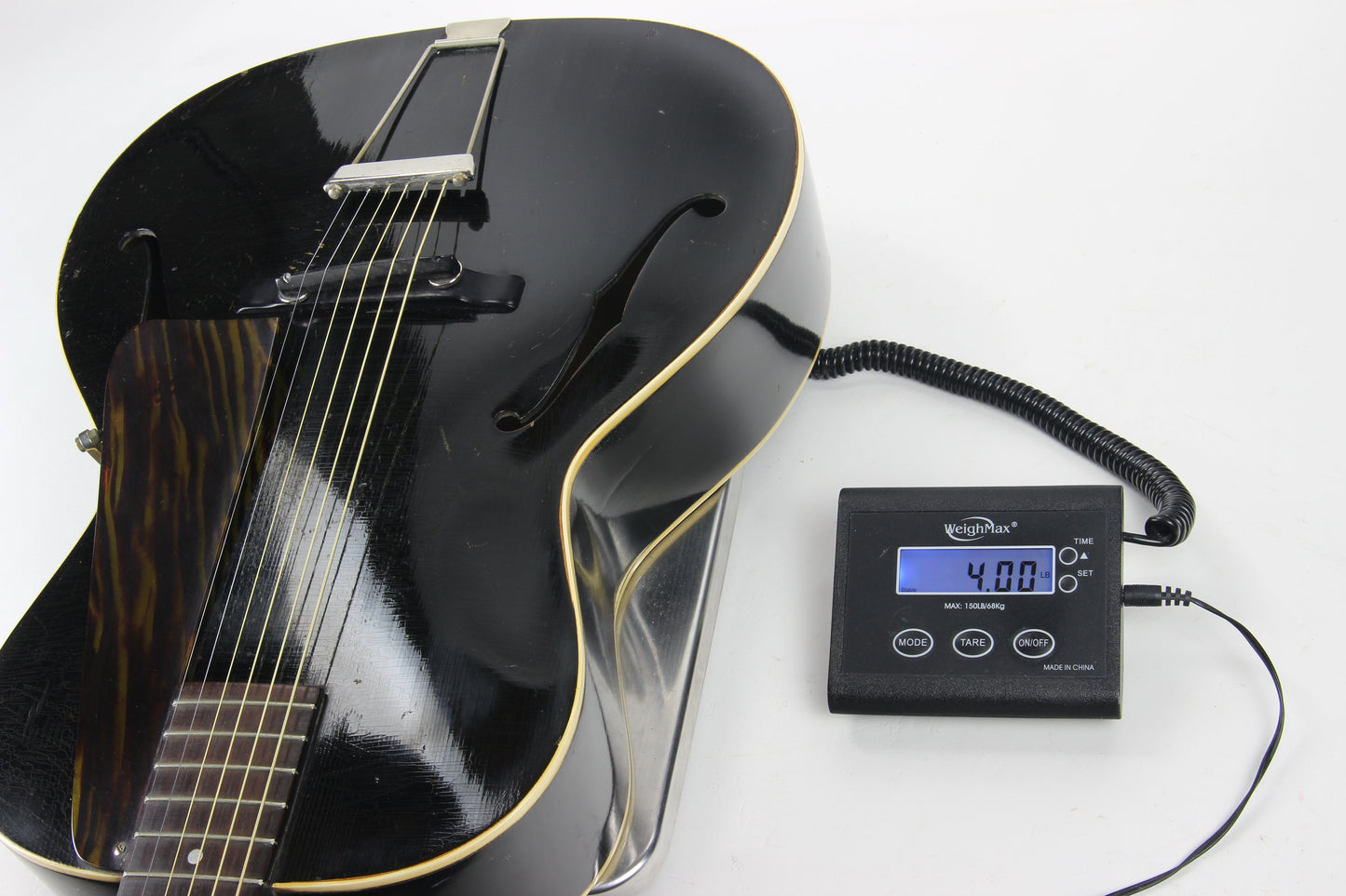 1935 Gibson L-30 Ebony Black Archtop Acoustic Guitar - The Original BB King LUCILLE!