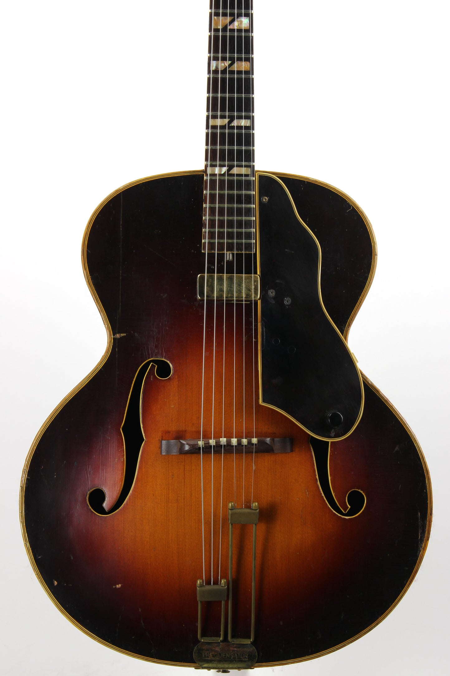 1930's Epiphone DeLuxe Archtop Acoustic Vintage Guitar - Floating Pickup, Custom Fretboard, Sounds EXCELLENT!