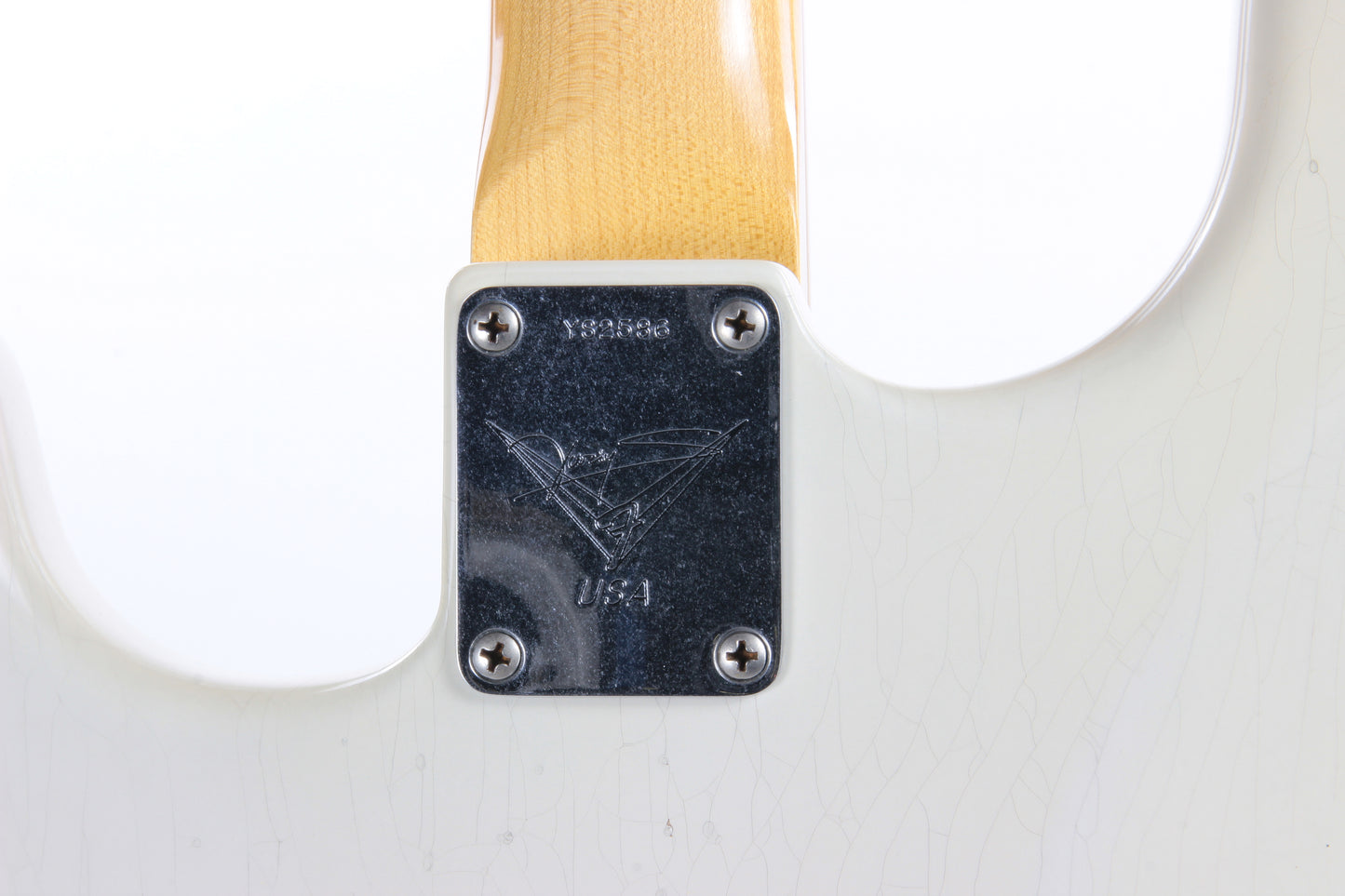 '63 Fender Custom Shop Masterbuilt Builder Select 1963 Stratocaster Relic - Yuriy Shishkov White Strat, Tortoise Guard