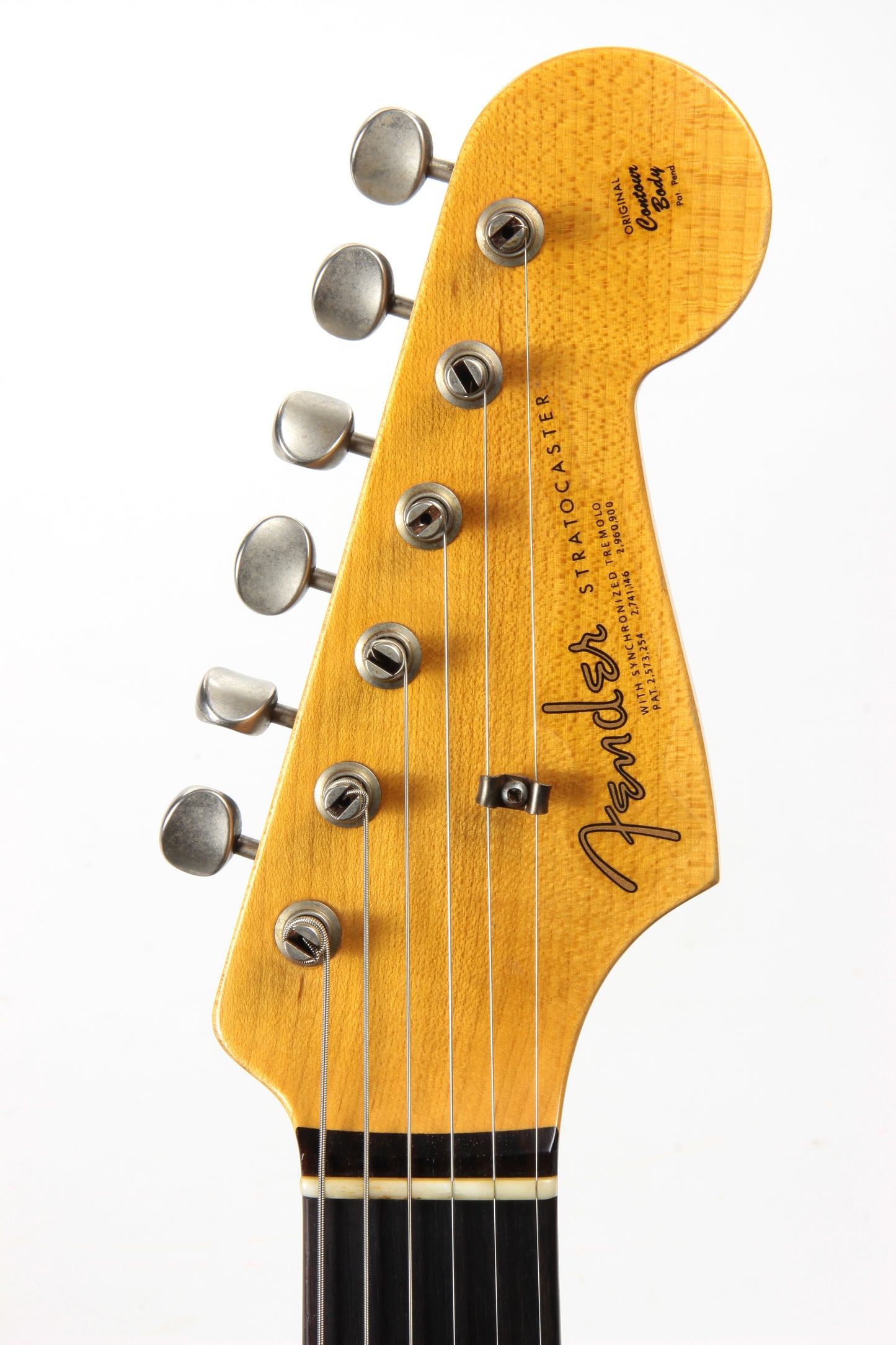 '63 Fender Custom Shop Masterbuilt Builder Select 1963 Stratocaster Relic - Yuriy Shishkov White Strat, Tortoise Guard