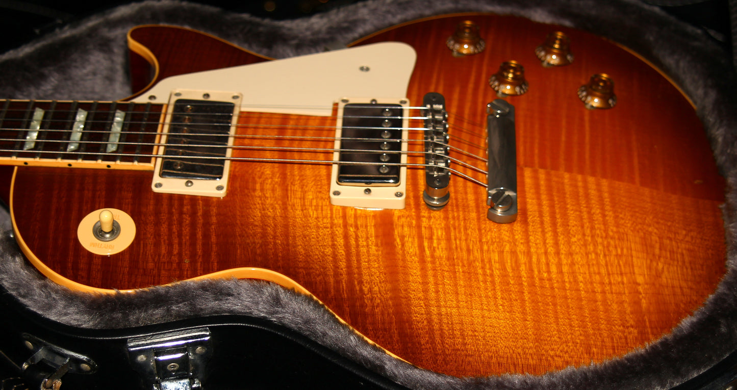 2003 Gibson 50's Les Paul Standard Plus Honey Burst Flametop -- 1950's Neck, Burstbucker PAF's!