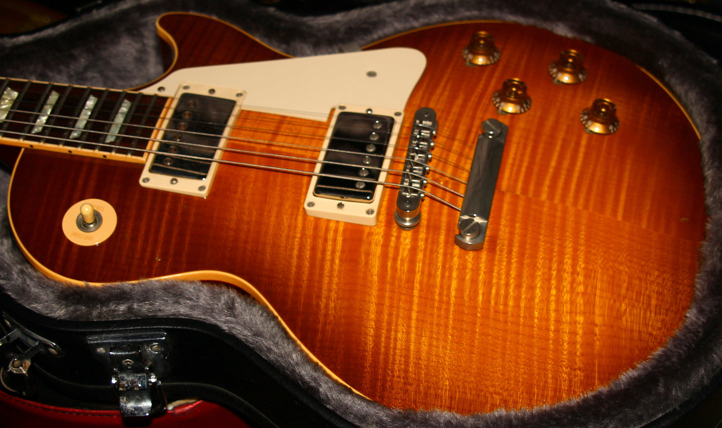 2003 Gibson 50's Les Paul Standard Plus Honey Burst Flametop -- 1950's Neck, Burstbucker PAF's!