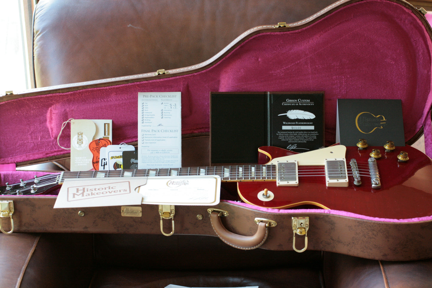 1959 Gibson Les Paul Reissue BRAZILIAN BOARD HISTORIC MAKEOVERS 59 Neck R9