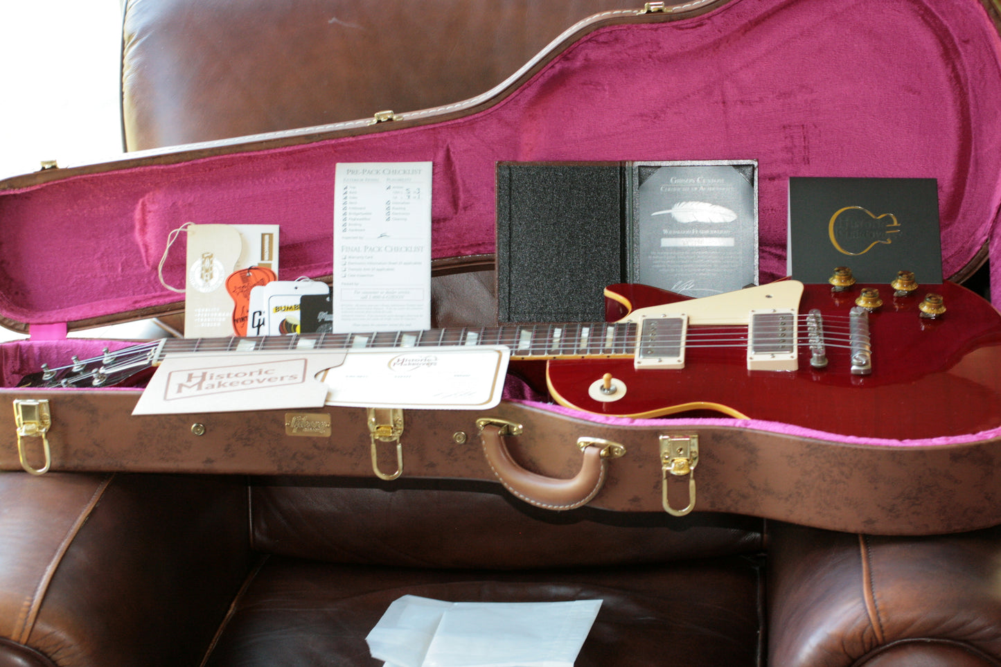 1959 Gibson Les Paul Reissue BRAZILIAN BOARD HISTORIC MAKEOVERS 59 Neck R9