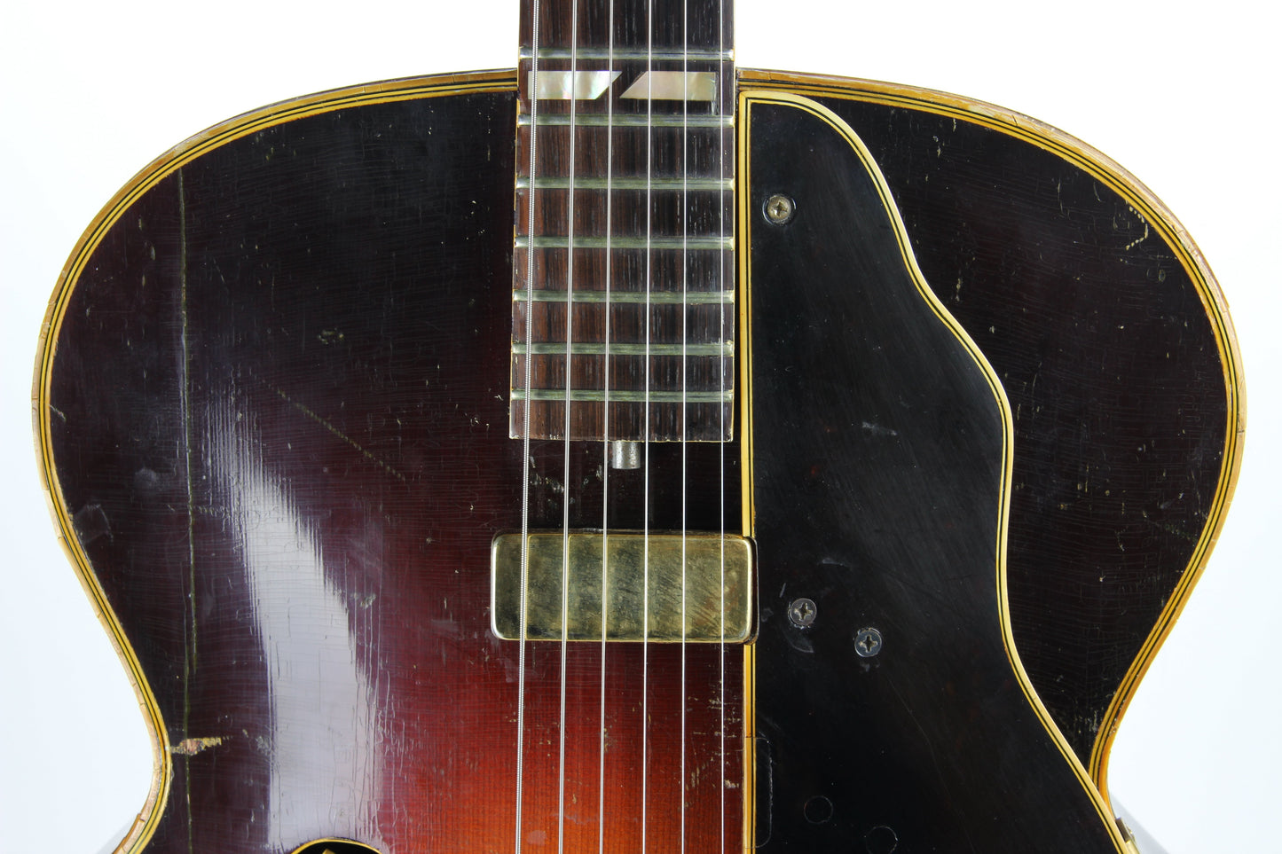 1930's Epiphone DeLuxe Archtop Acoustic Vintage Guitar - Floating Pickup, Custom Fretboard, Sounds EXCELLENT!