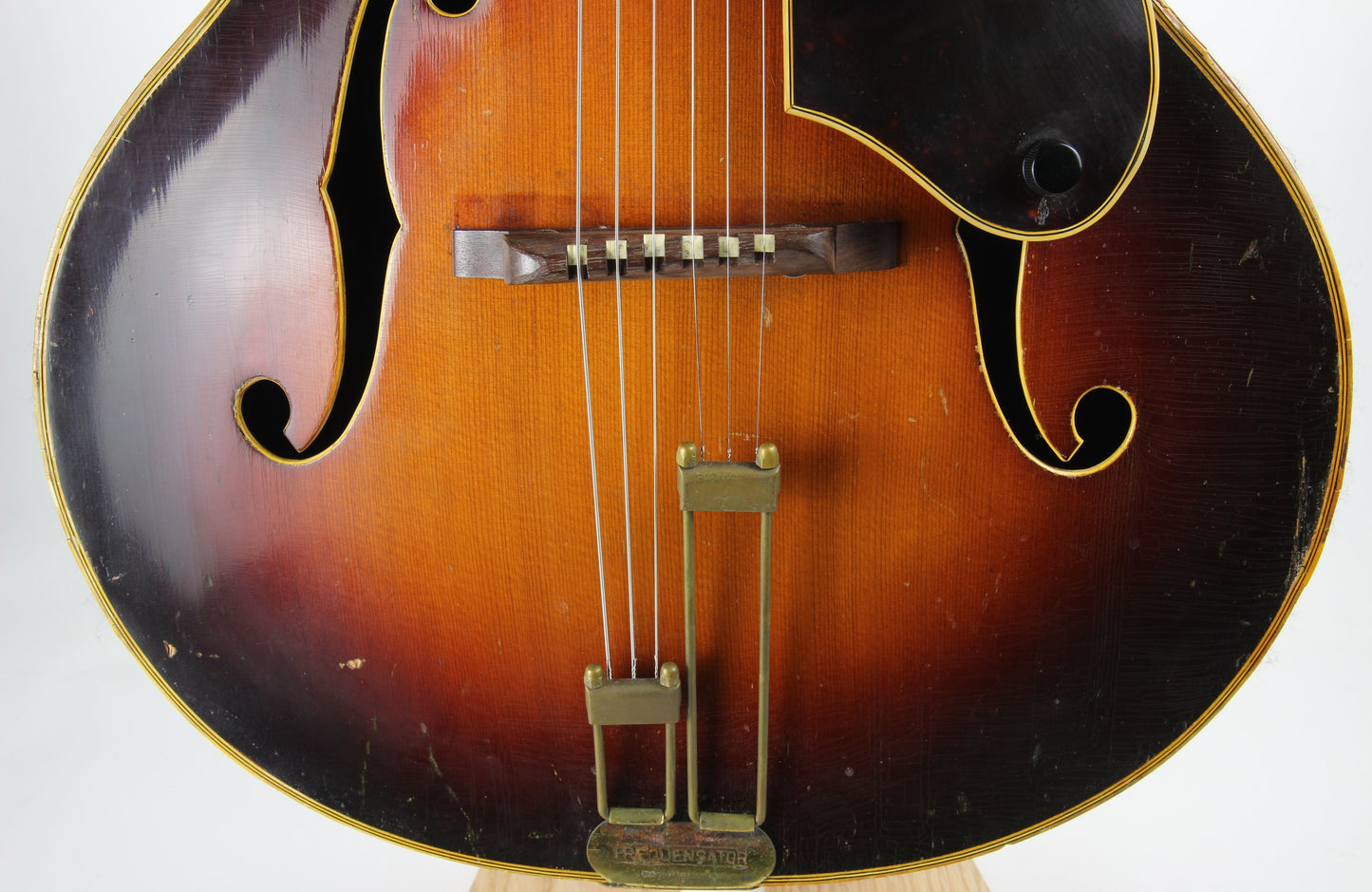 1930's Epiphone DeLuxe Archtop Acoustic Vintage Guitar - Floating Pickup, Custom Fretboard, Sounds EXCELLENT!