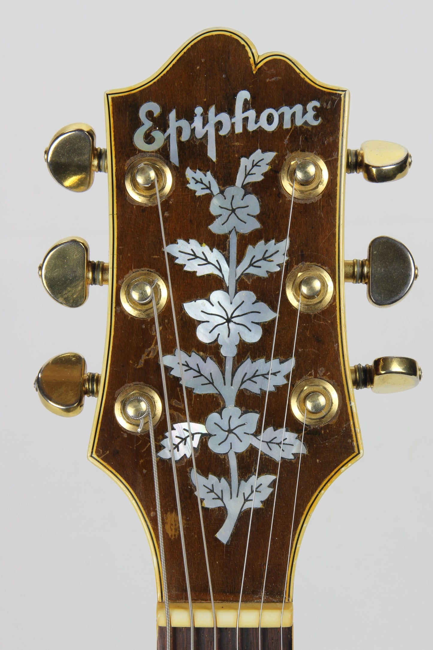 1930's Epiphone DeLuxe Archtop Acoustic Vintage Guitar - Floating Pickup, Custom Fretboard, Sounds EXCELLENT!