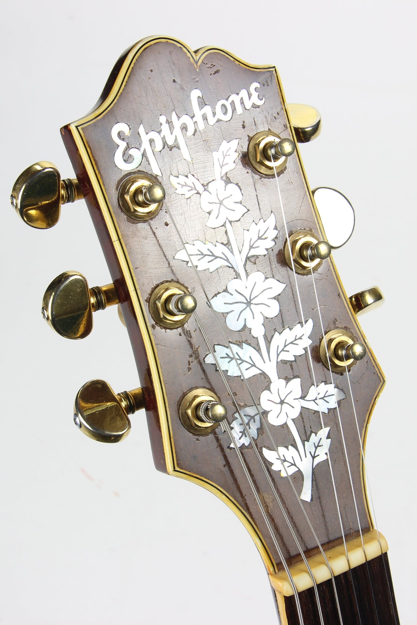 1930's Epiphone DeLuxe Archtop Acoustic Vintage Guitar - Floating Pickup, Custom Fretboard, Sounds EXCELLENT!